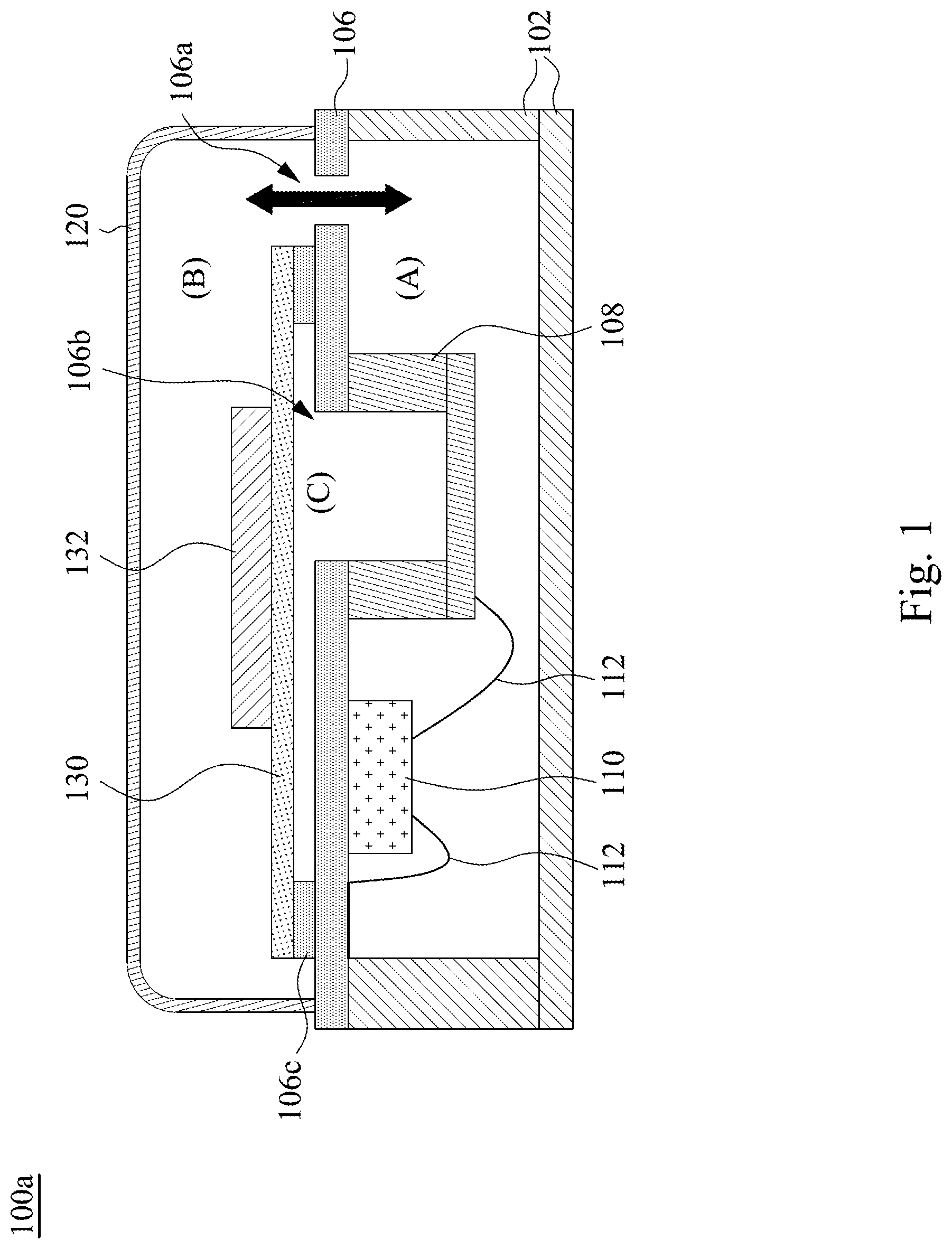 Patent US11781901 Figure 1 – Vibration sensor with pressure enhancement