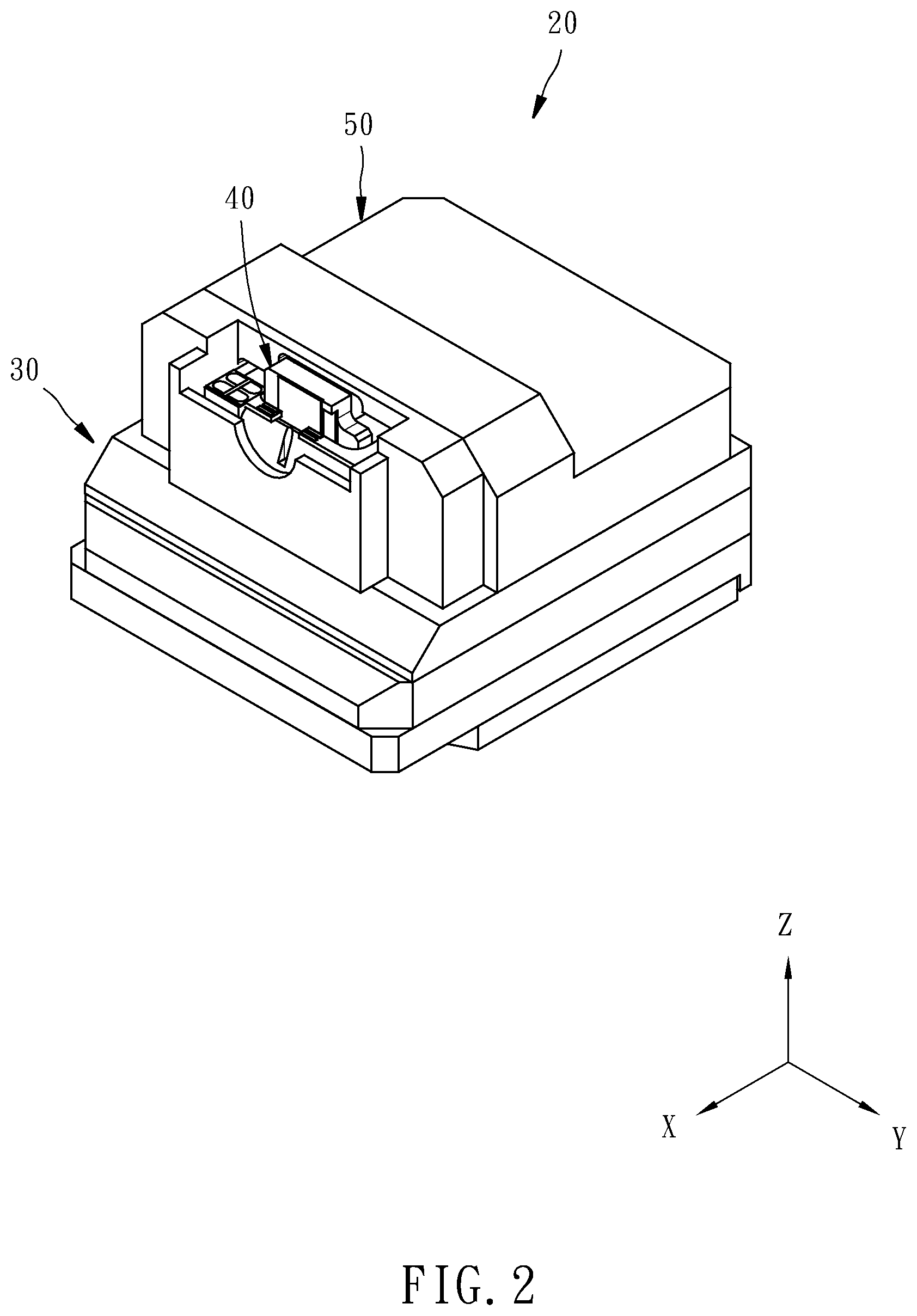 Patent US11781904 Figure 2 – Chip chuck for supporting light emitting chip under optical inspection and chip supporting device having the same
