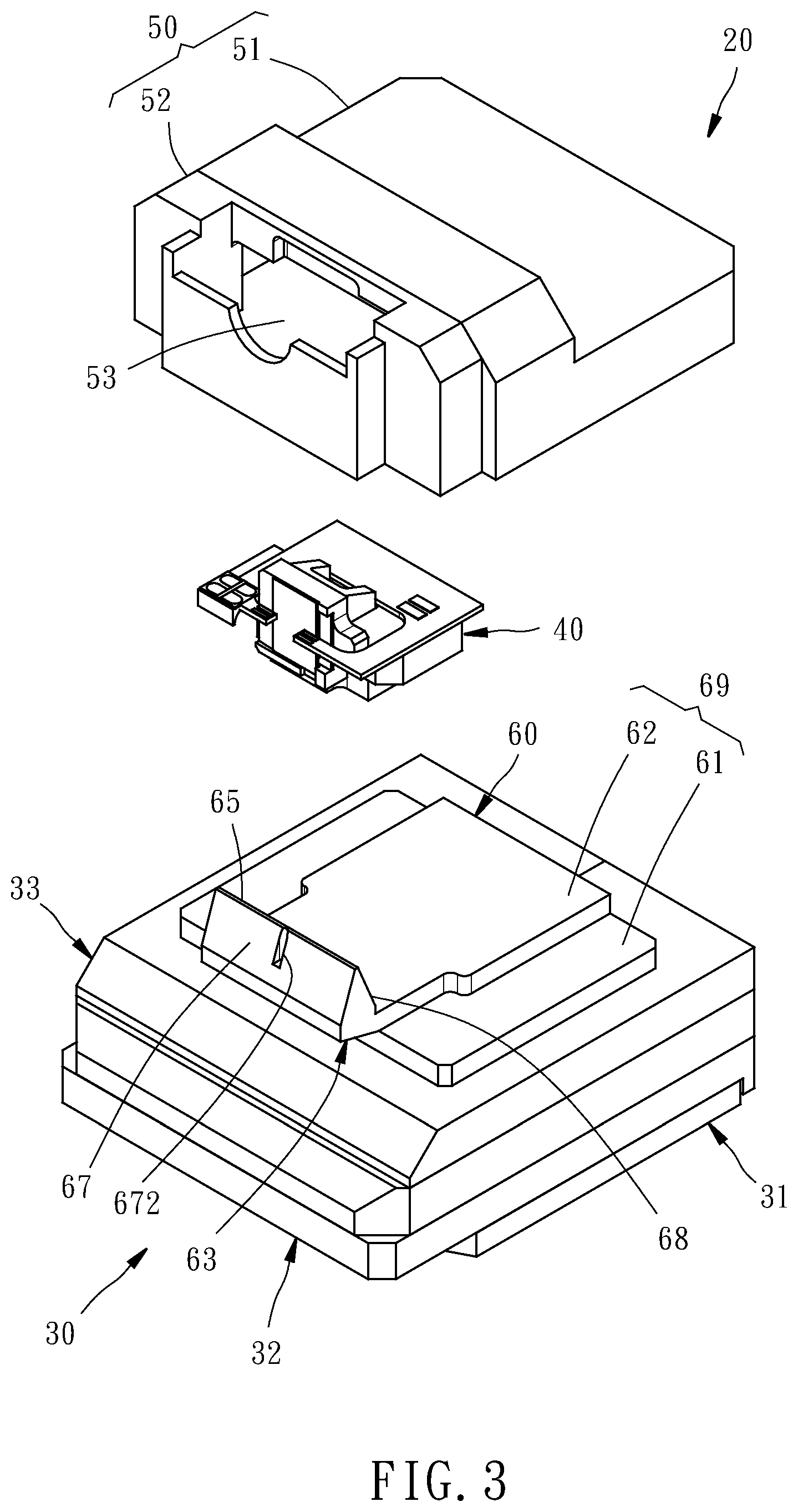 Patent US11781904 Figure 3 – Chip chuck for supporting light emitting chip under optical inspection and chip supporting device having the same