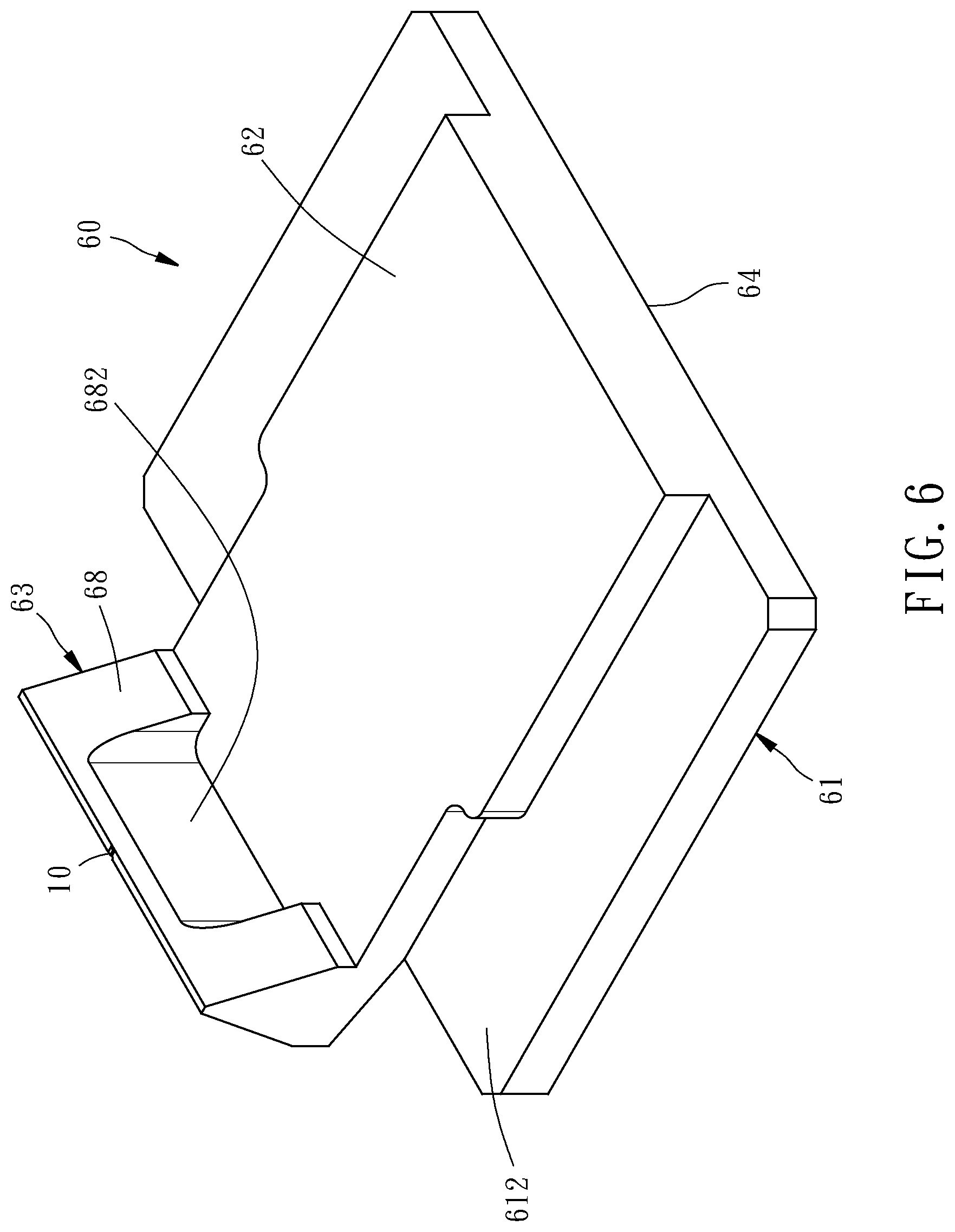 Patent US11781904 Figure 6 – Chip chuck for supporting light emitting chip under optical inspection and chip supporting device having the same