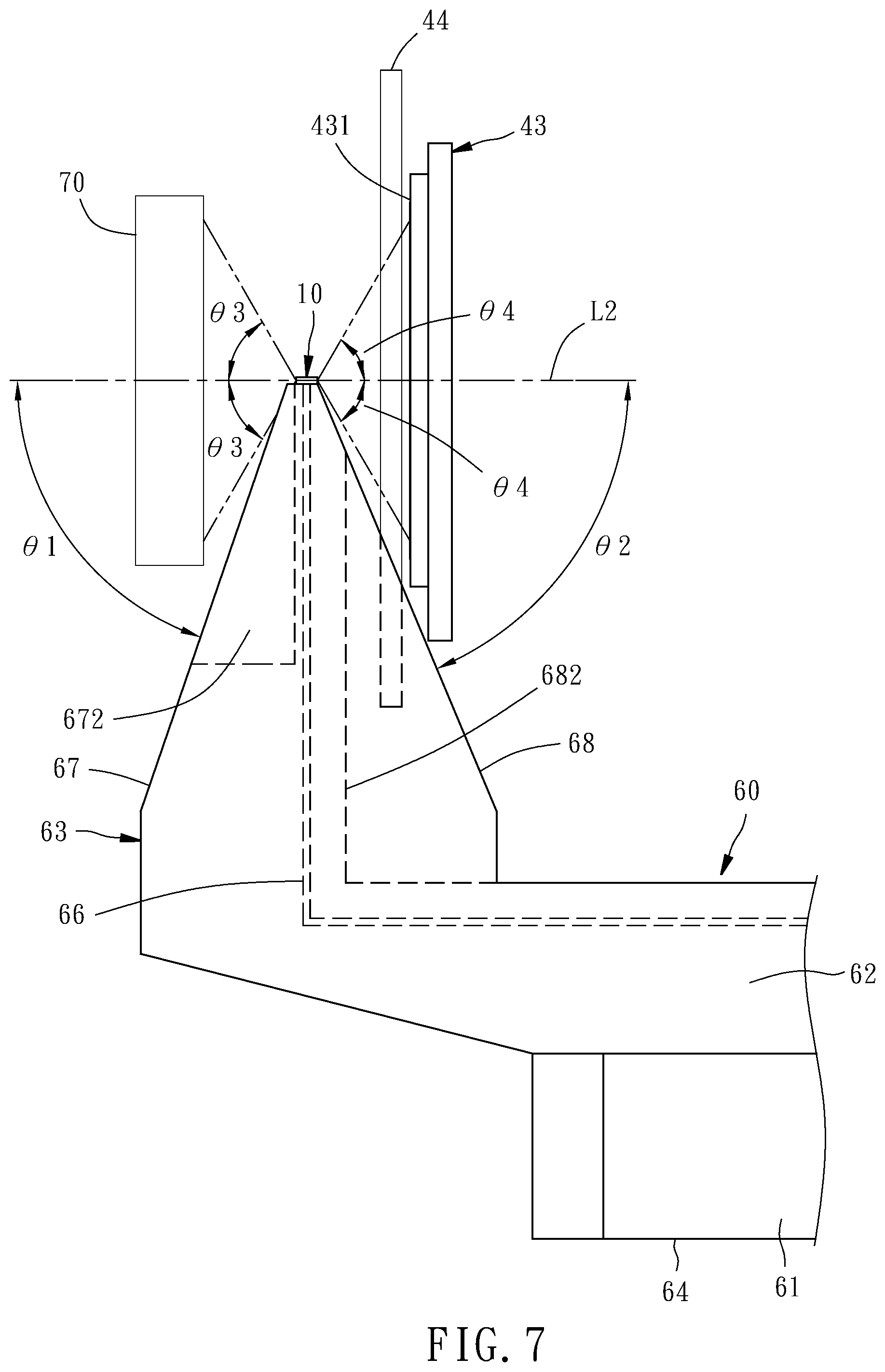 Patent US11781904 Figure 7 – Chip chuck for supporting light emitting chip under optical inspection and chip supporting device having the same