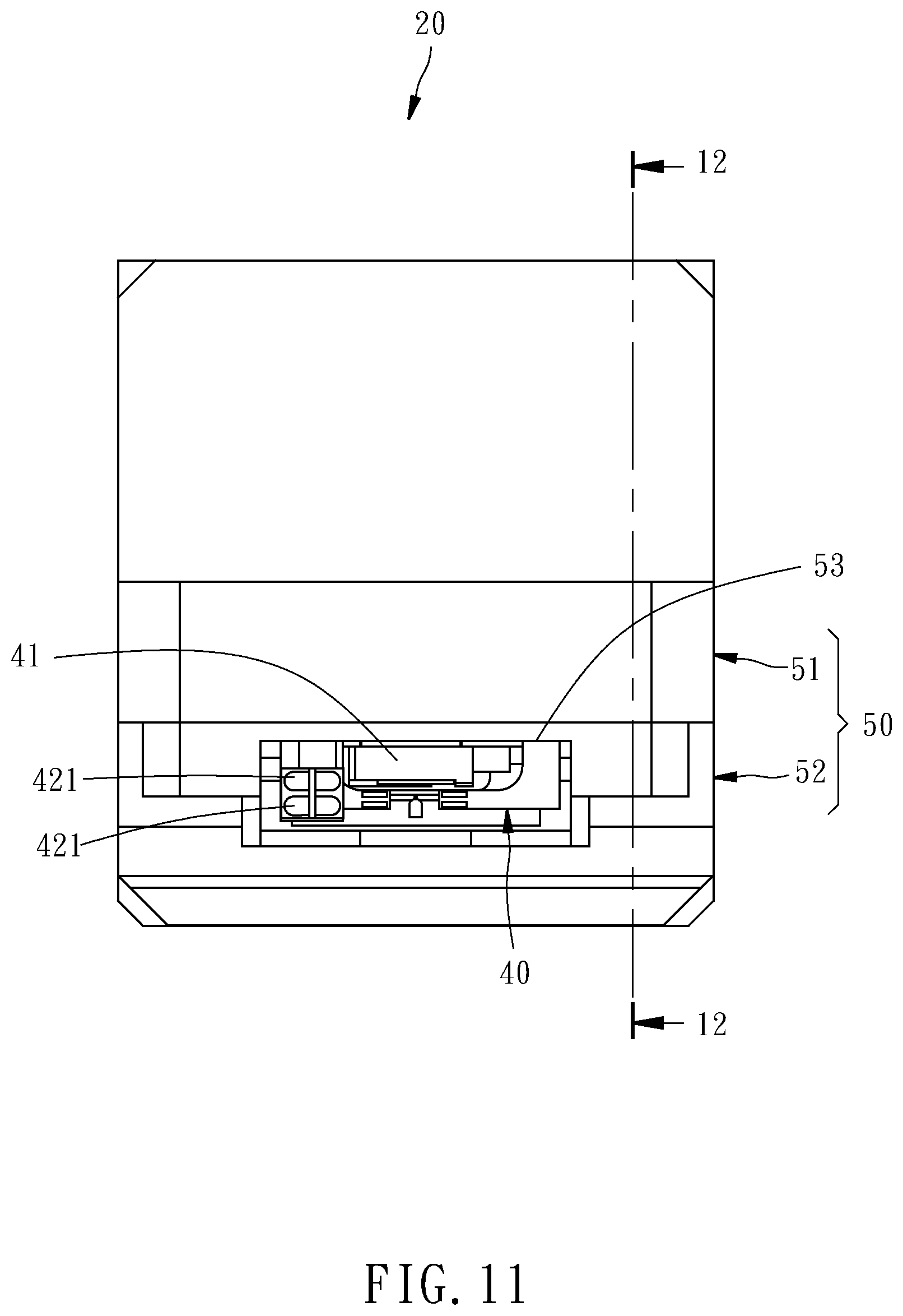 Patent US11781904 Figure 13 – Chip chuck for supporting light emitting chip under optical inspection and chip supporting device having the same