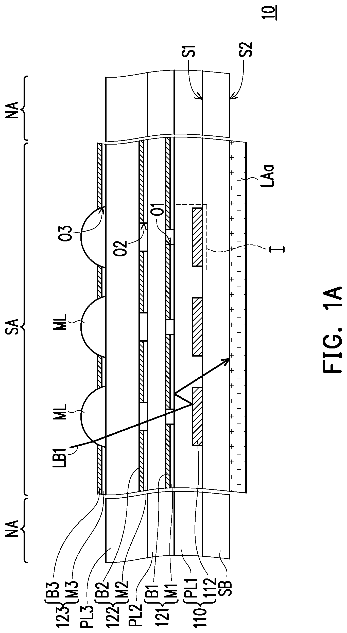 Patent US11781905 Figure 1 – Optical sensing device and electronic apparatus having the same
