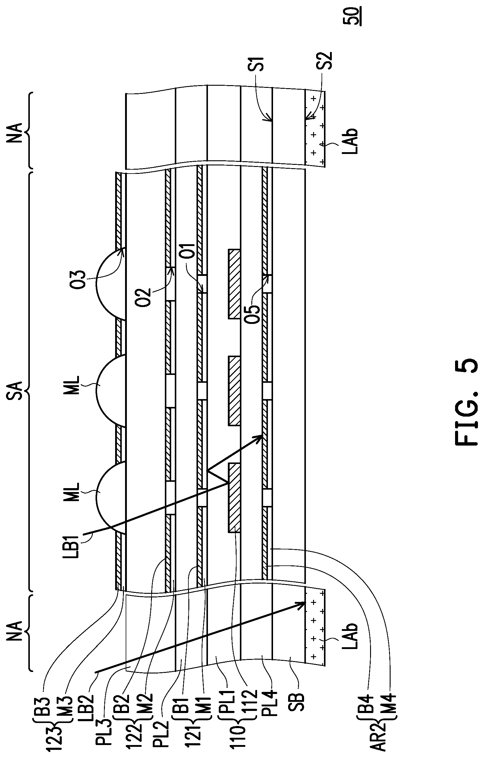 Patent US11781905 Figure 6 – Optical sensing device and electronic apparatus having the same