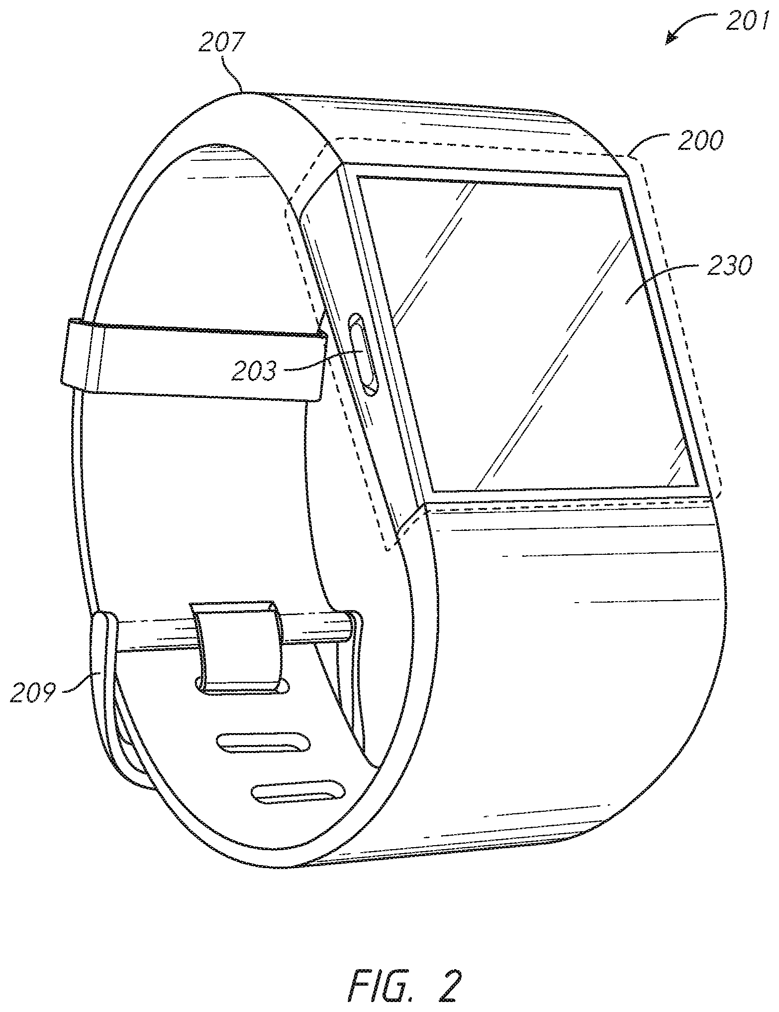 Patent US11781907 Figure 2 – Ambient light determination using physiological metric sensor data