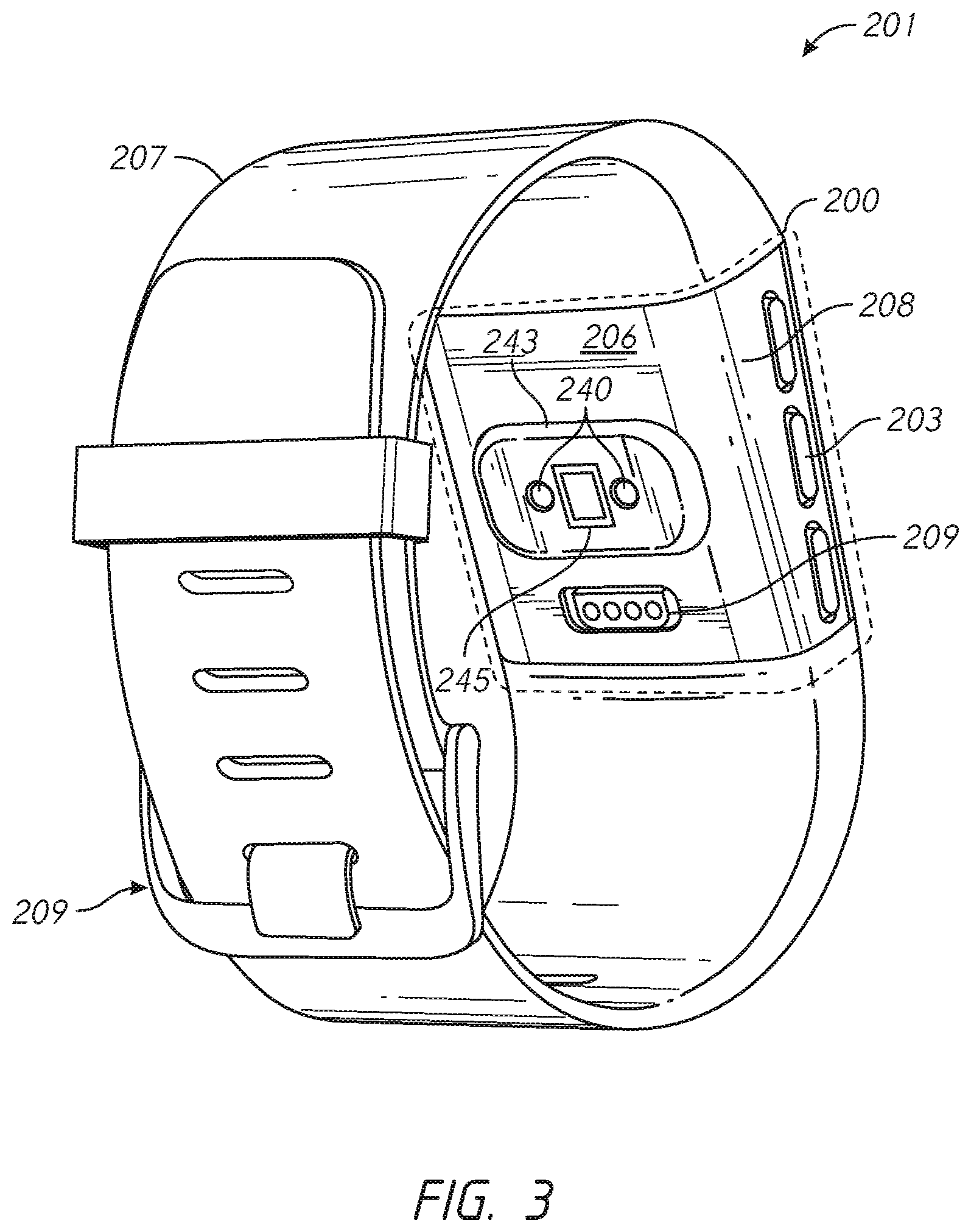 Patent US11781907 Figure 3 – Ambient light determination using physiological metric sensor data