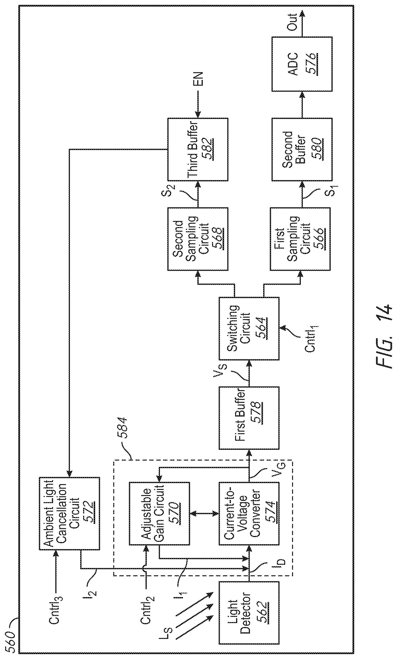 Patent US11781907 Figure 17 – Ambient light determination using physiological metric sensor data