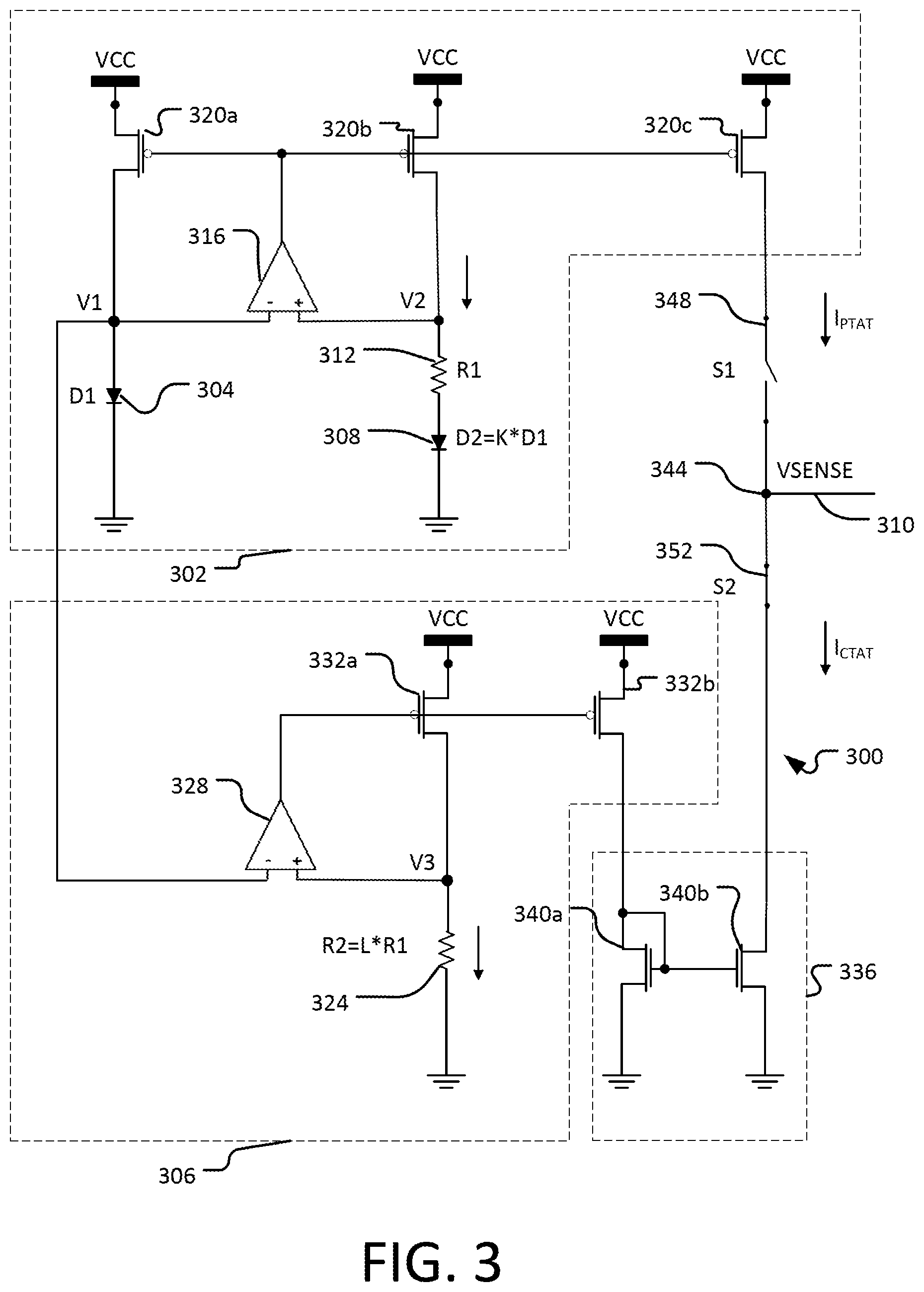 Patent US11781918 Figure 2 – Systems and methods for reducing temperature sensor reading variation due to device mismatch
