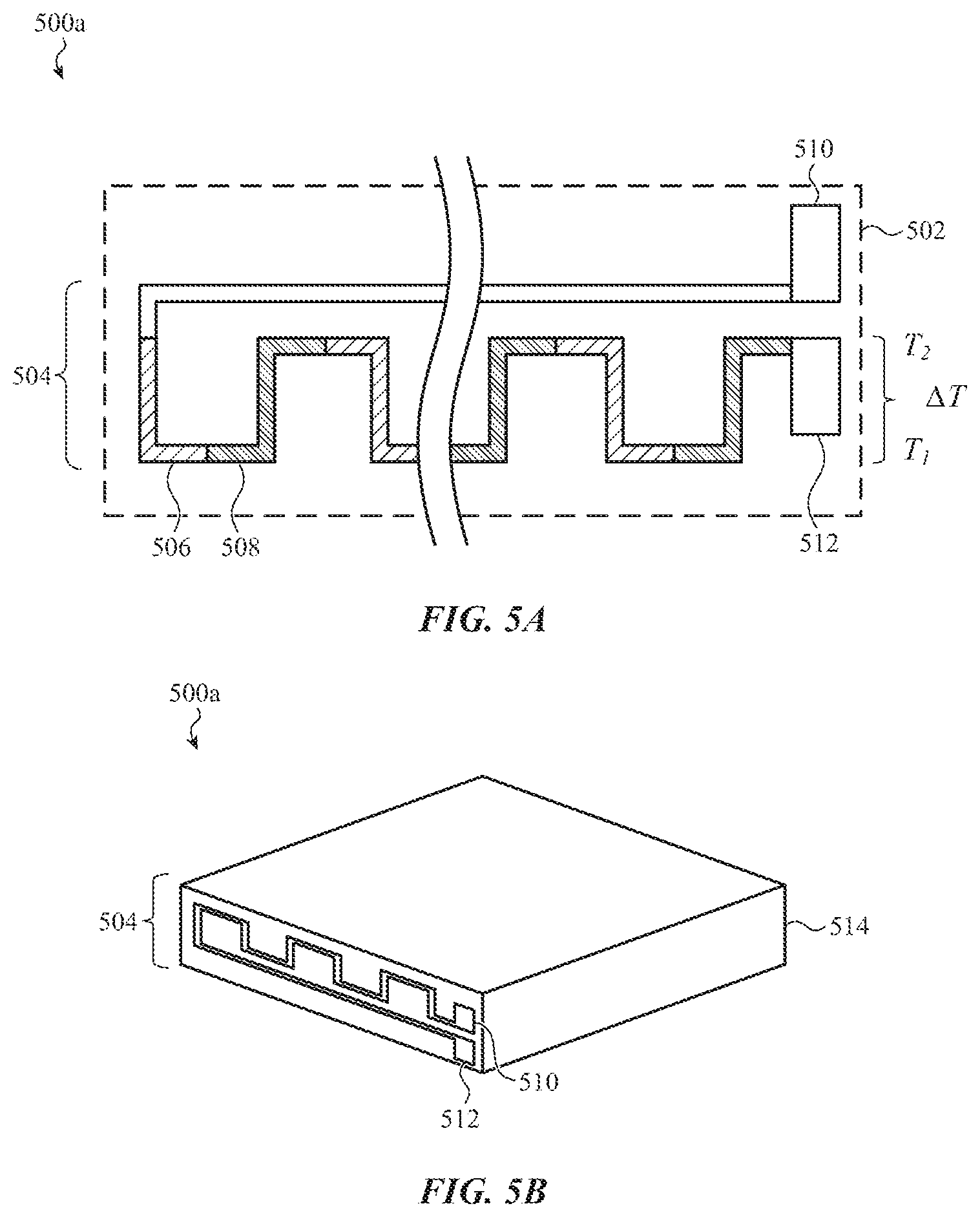 Patent US11781919 Figure 5 – Temperature gradient sensing in portable electronic devices