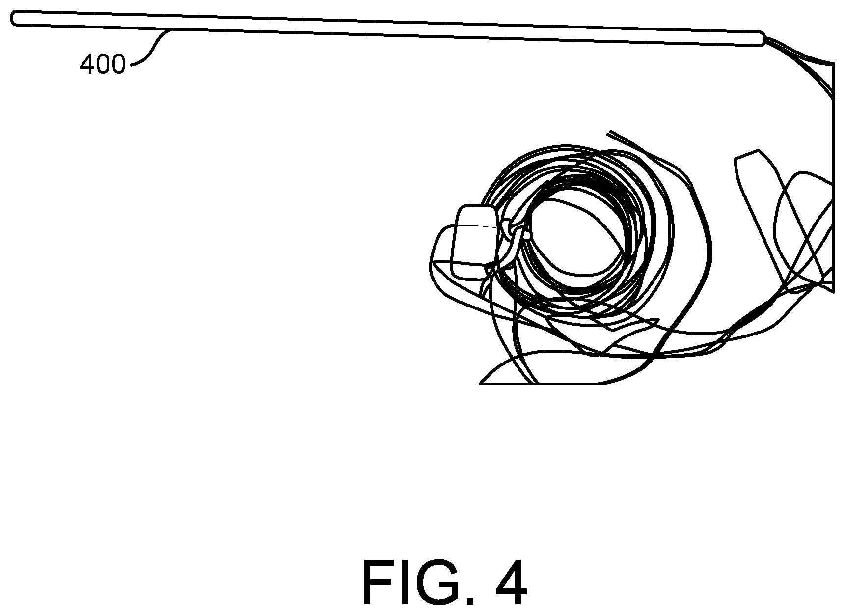 Patent US11781921 Figure 4 – In-contact continuous temperature measurement probe for non-insulated electric-current carrying conductor