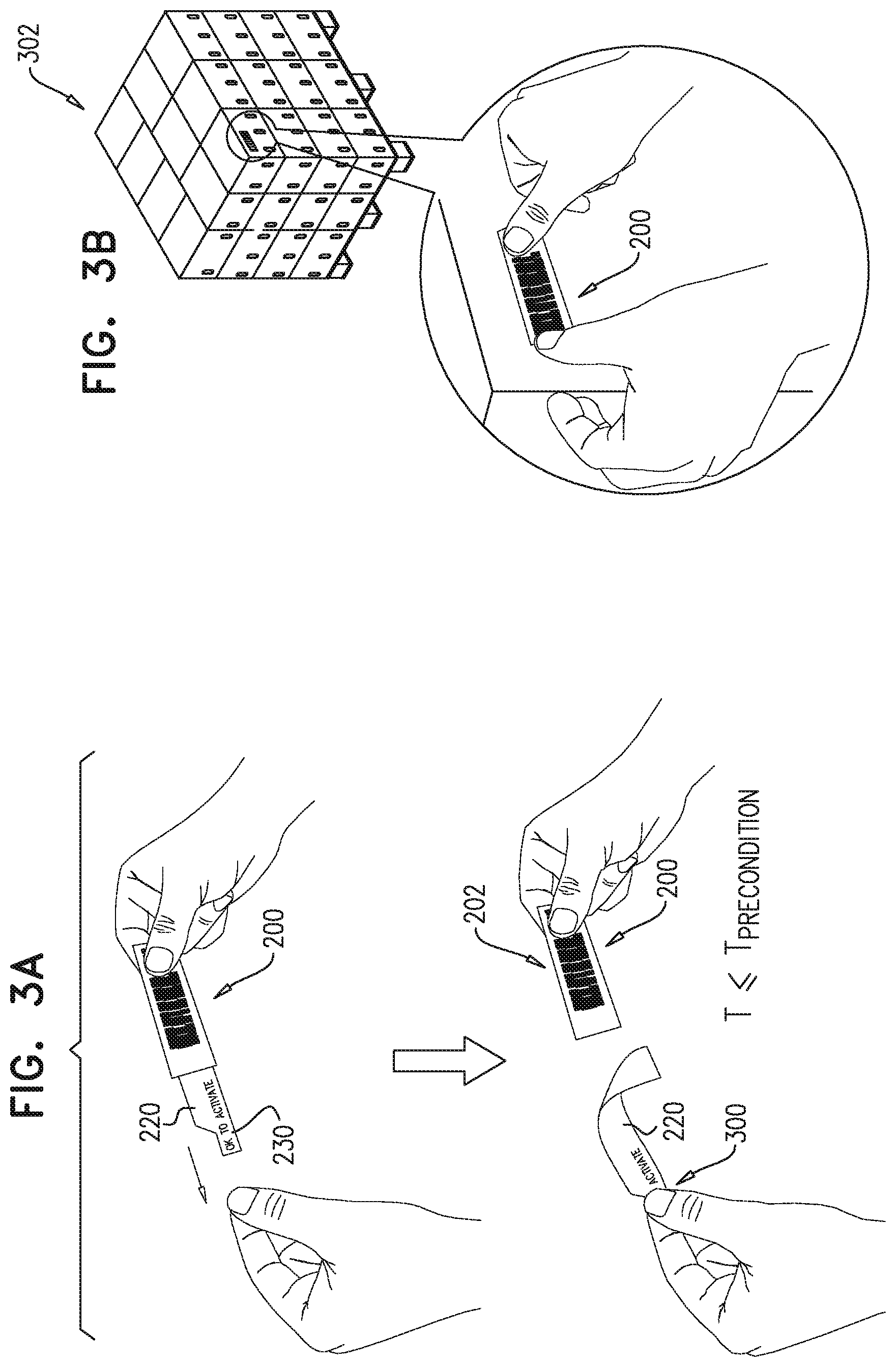 Patent US11781922 Figure 3 – Thermochromic ink indicia for activatable quality labels