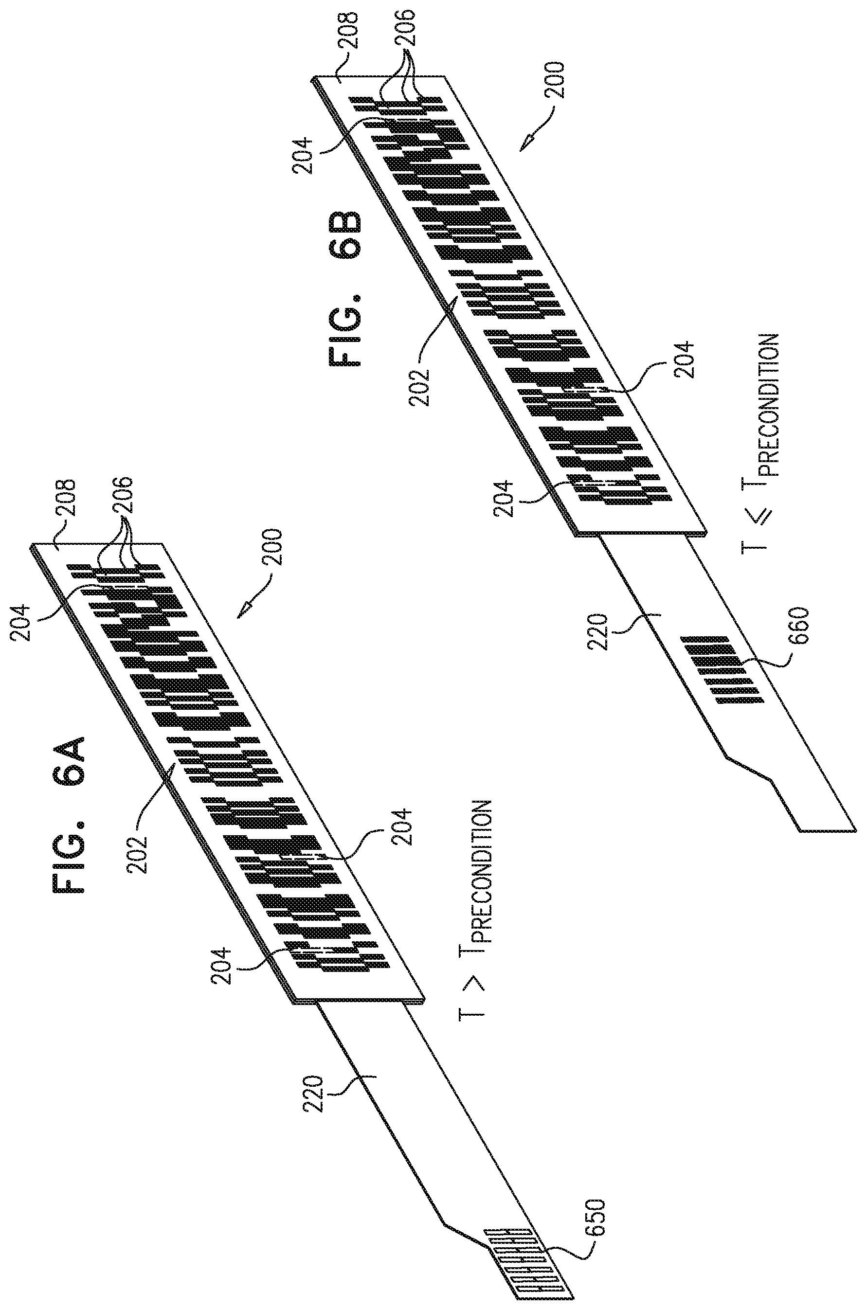 Patent US11781922 Figure 6 – Thermochromic ink indicia for activatable quality labels