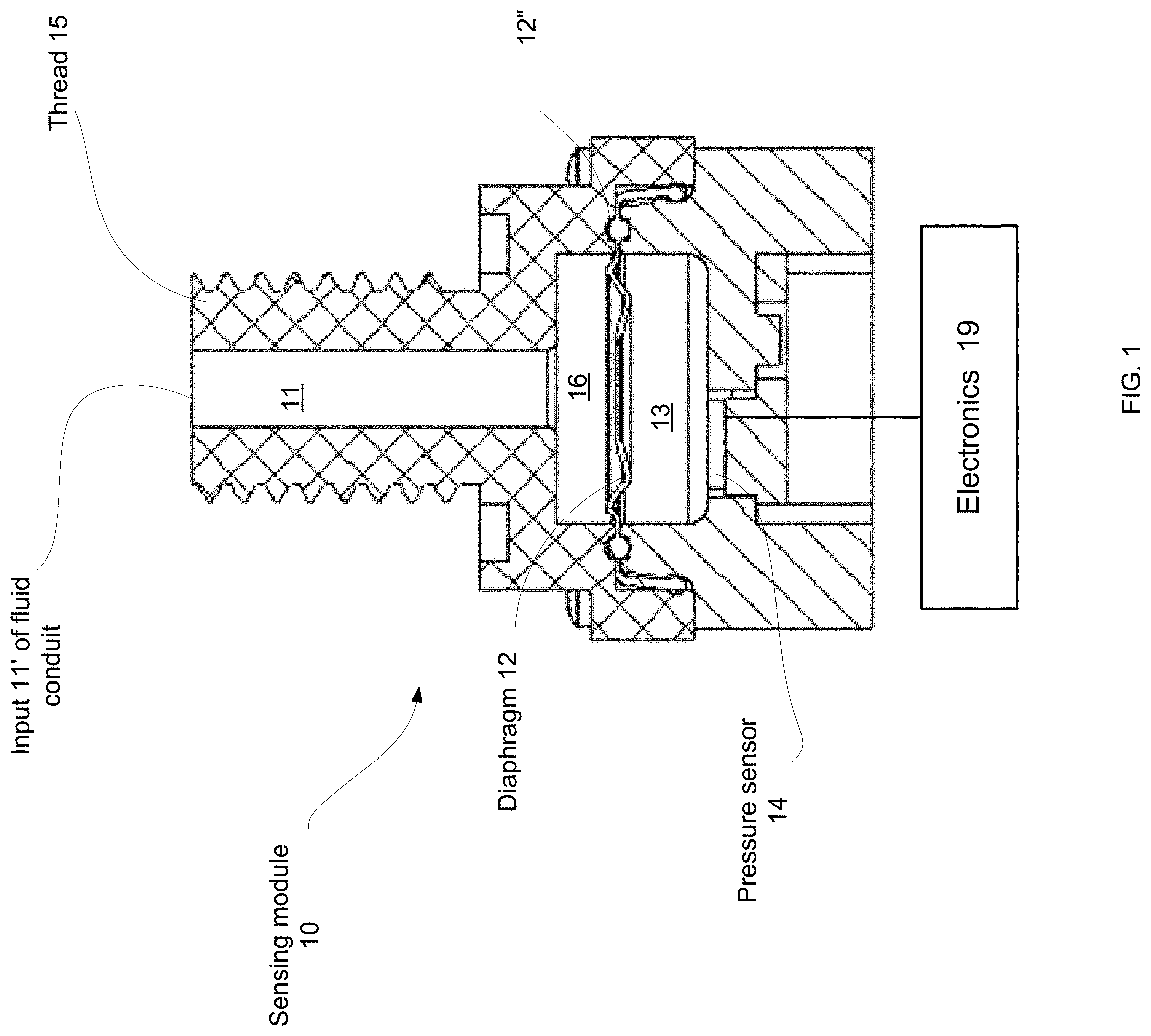 Patent US11781929 Figure 1 – Pressure sensor diaphragm for pool cleaning robot