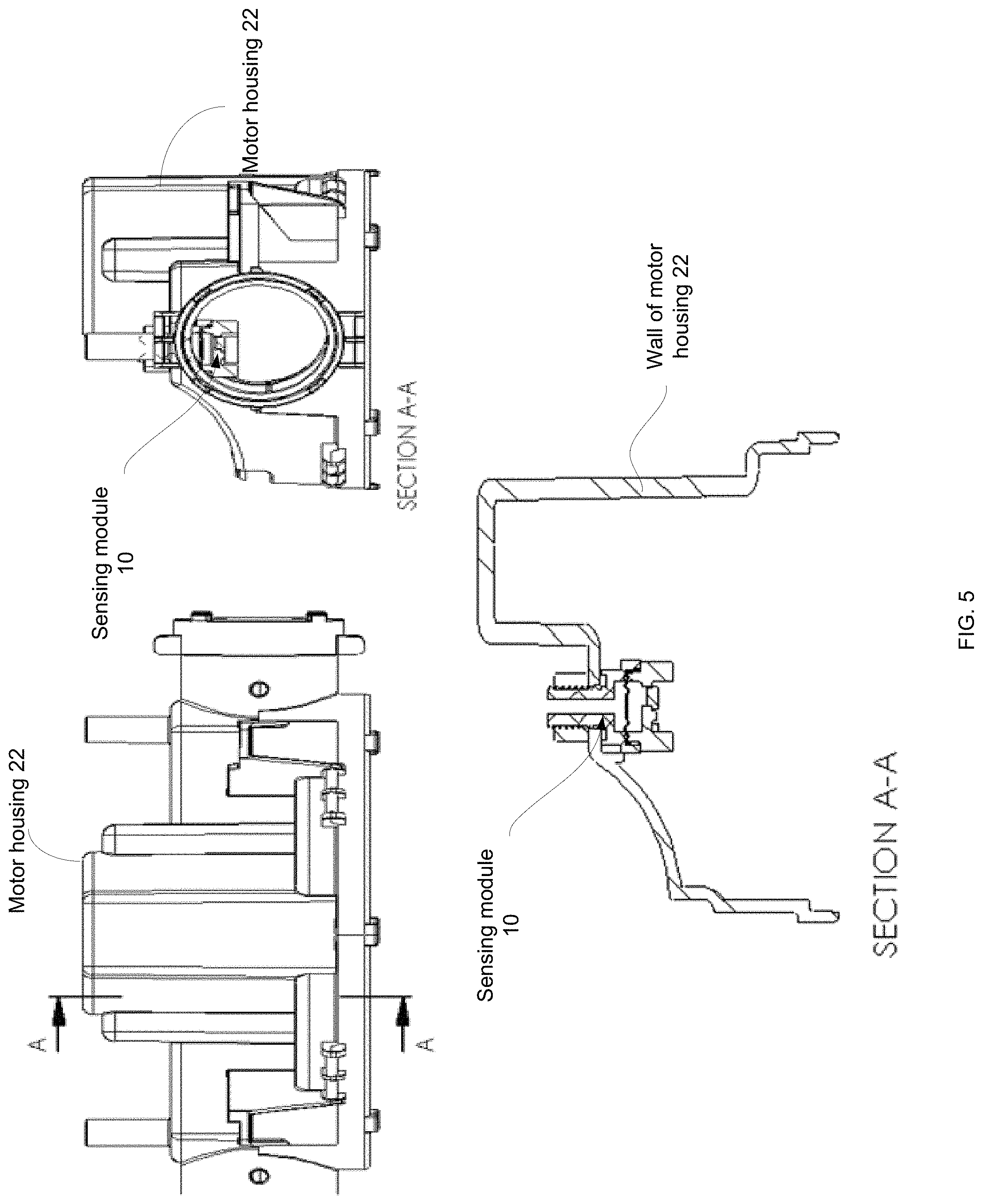 Patent US11781929 Figure 5 – Pressure sensor diaphragm for pool cleaning robot