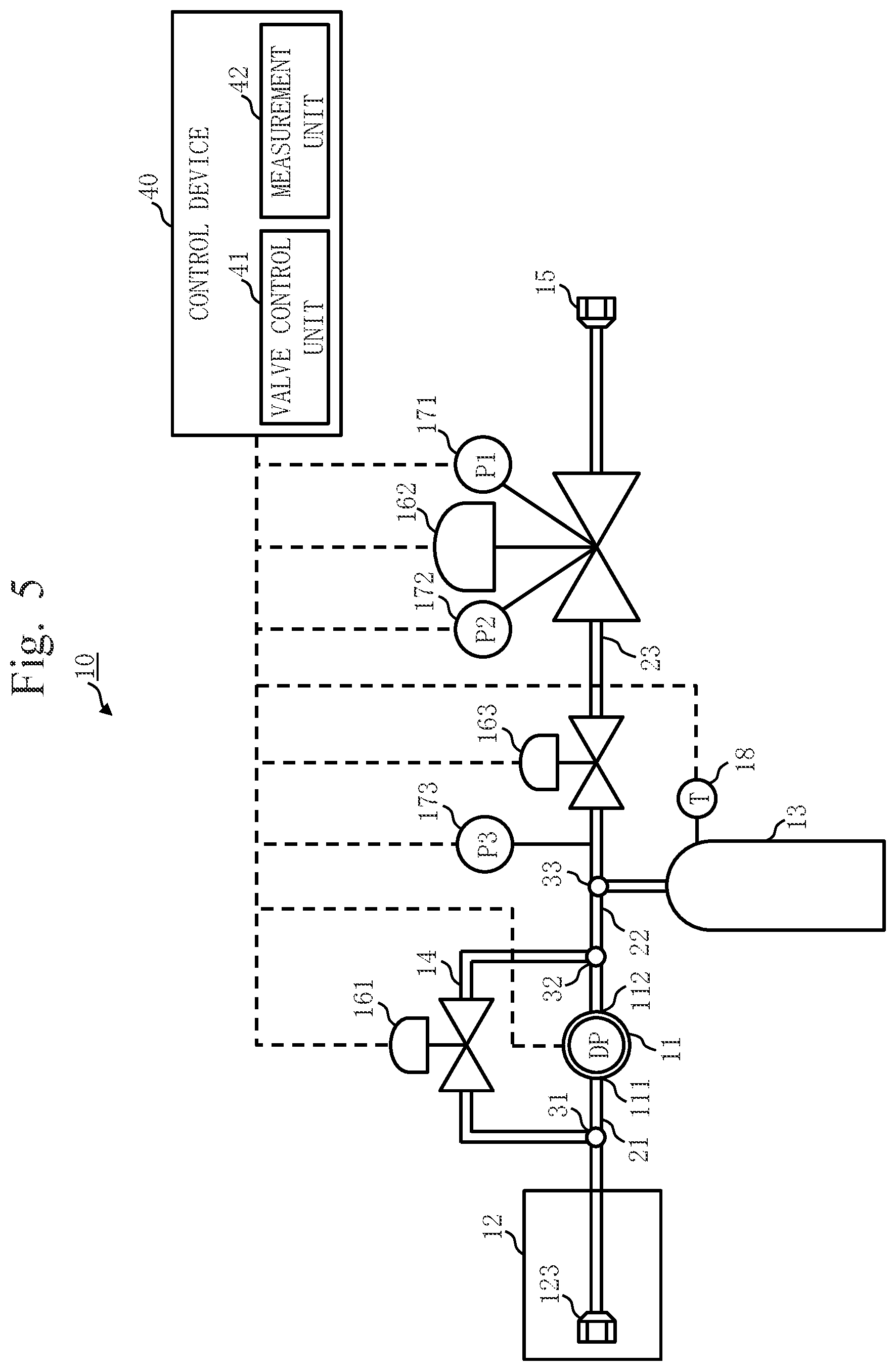 Patent US11781936 Figure 5 – Airtightness evaluation device
