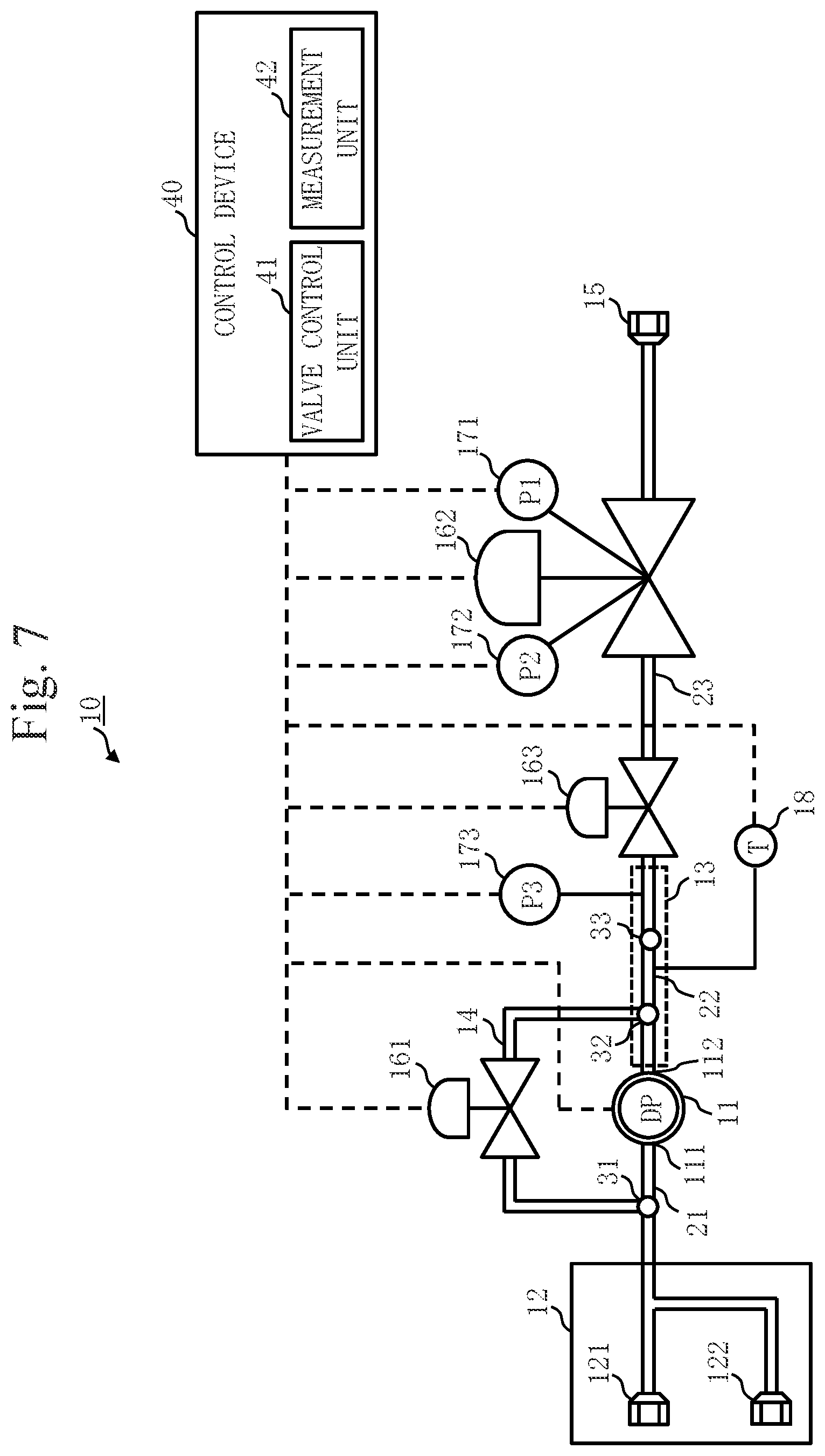 Patent US11781936 Figure 7 – Airtightness evaluation device
