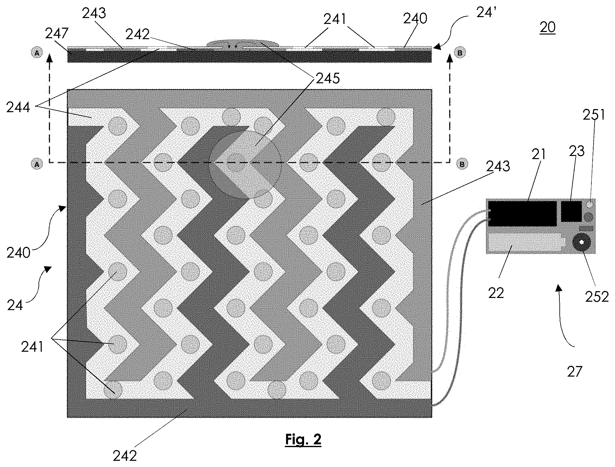 Patent US11781940 Figure 3 – Fluid control system