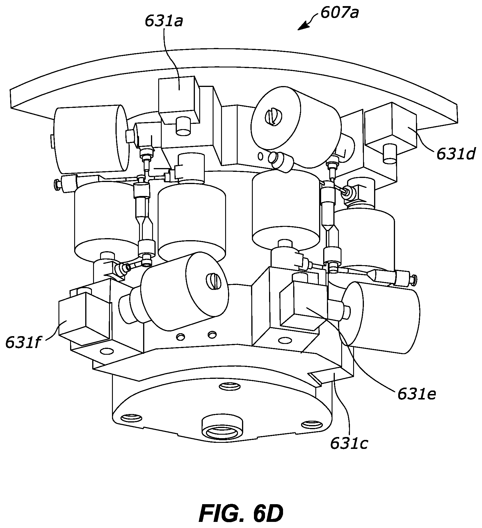 Patent US11781941 Figure 13 – Multi-degree-of-freedom impedance fixture for automated frequency response function measurements