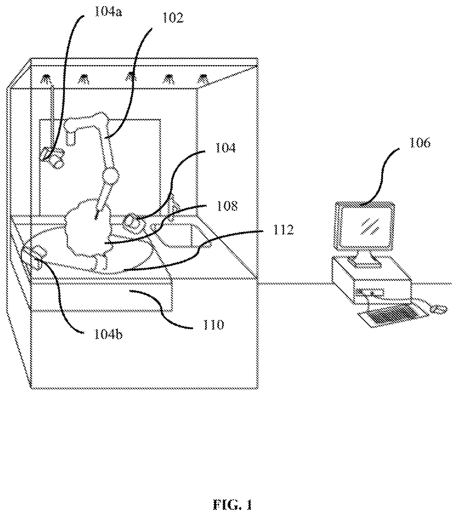 Patent US11781947 Figure 1 – System and method for automated gross examination of tissues
