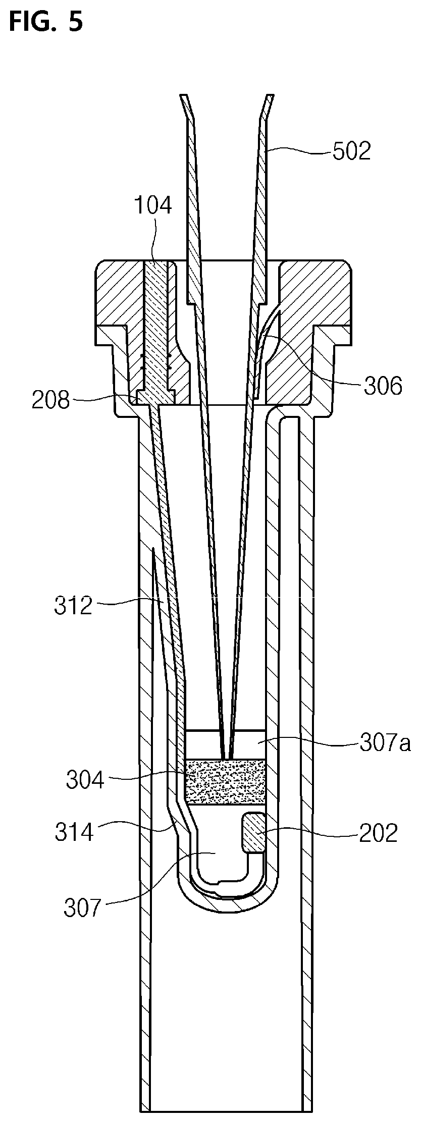 Patent US11781951 Figure 5 – Kit for collecting bio-samples using a collection rod