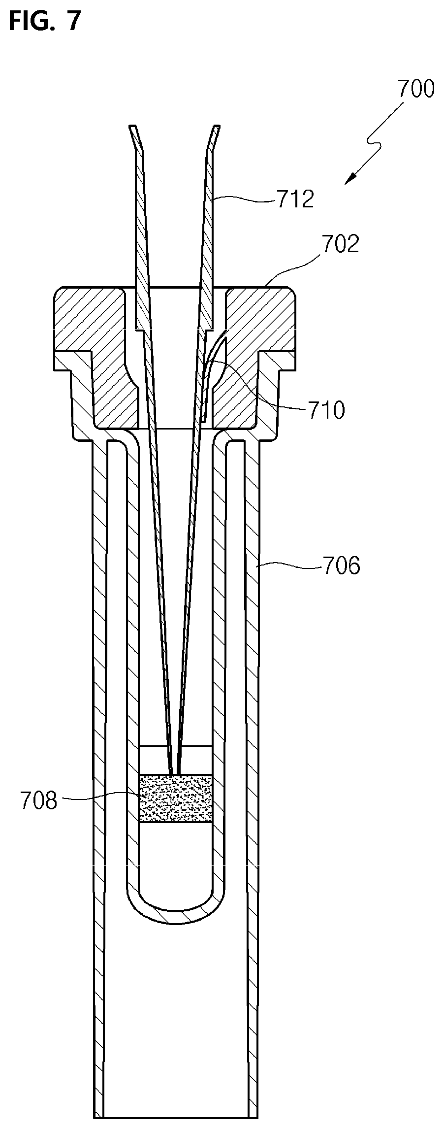 Patent US11781951 Figure 7 – Kit for collecting bio-samples using a collection rod