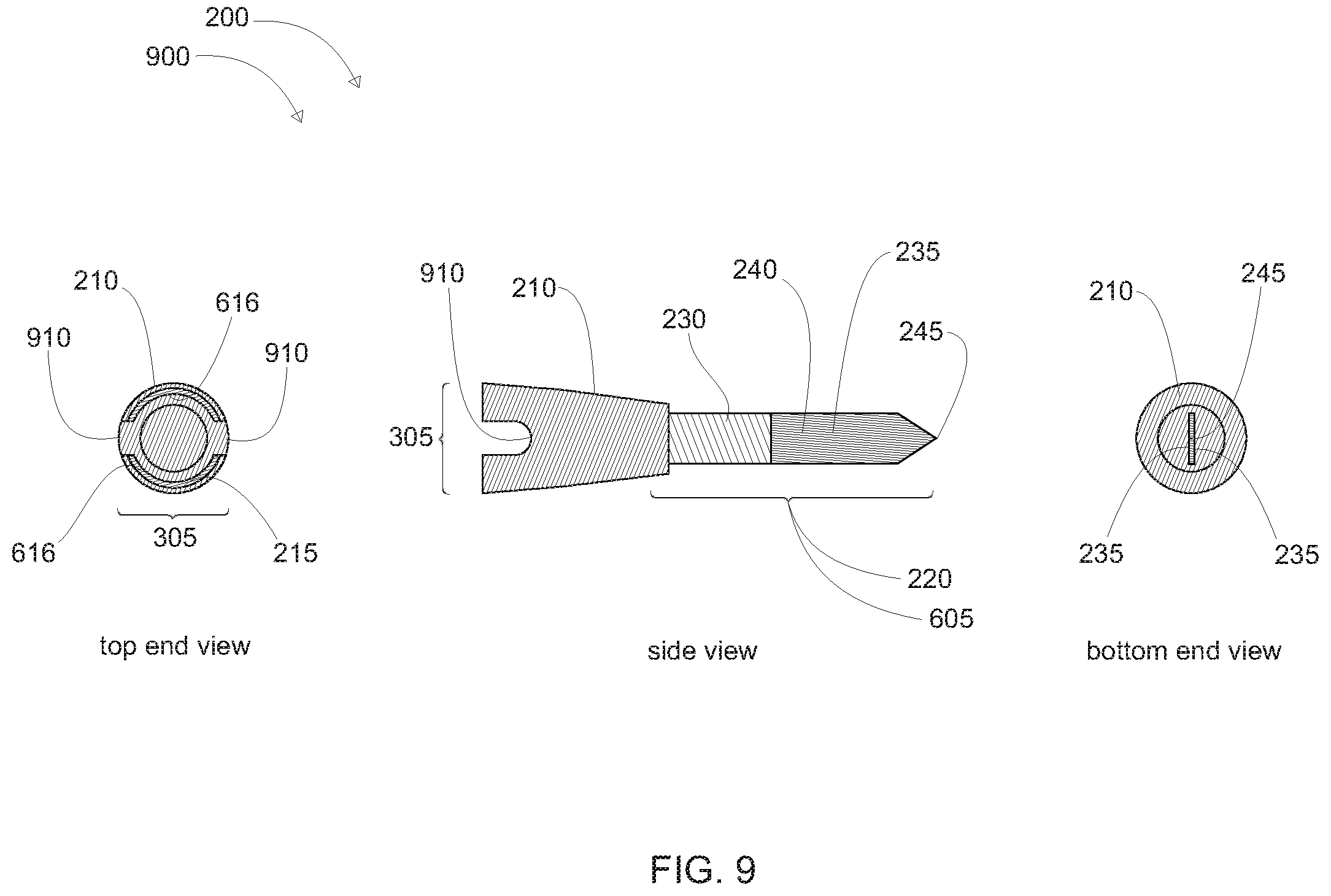 Patent US11781953 Figure 9 – Solid phase microextraction device, repository, and manipulator
