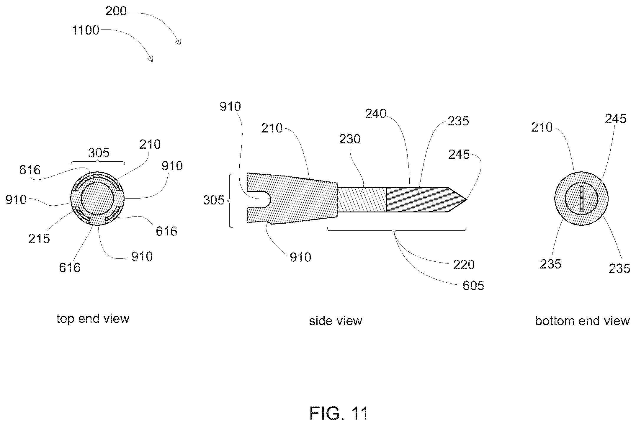 Patent US11781953 Figure 11 – Solid phase microextraction device, repository, and manipulator