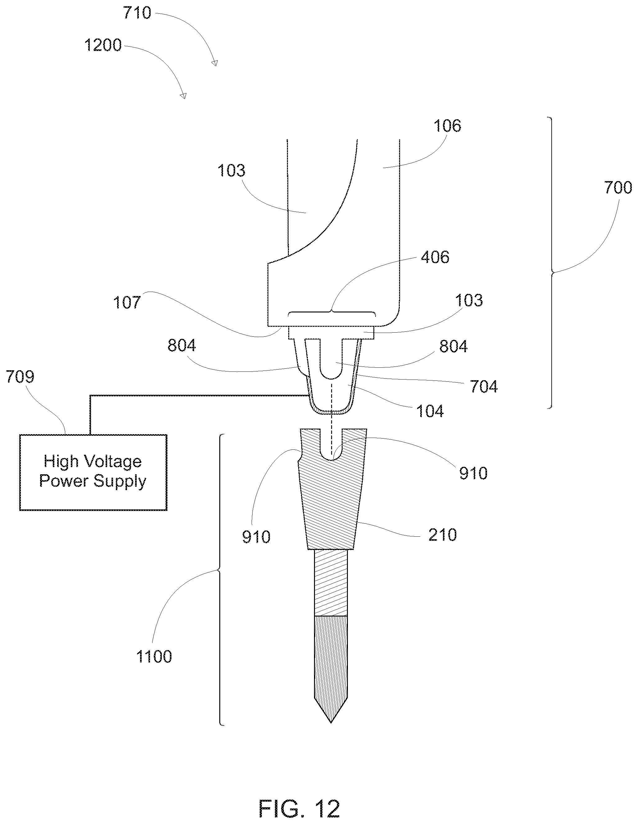 Patent US11781953 Figure 12 – Solid phase microextraction device, repository, and manipulator