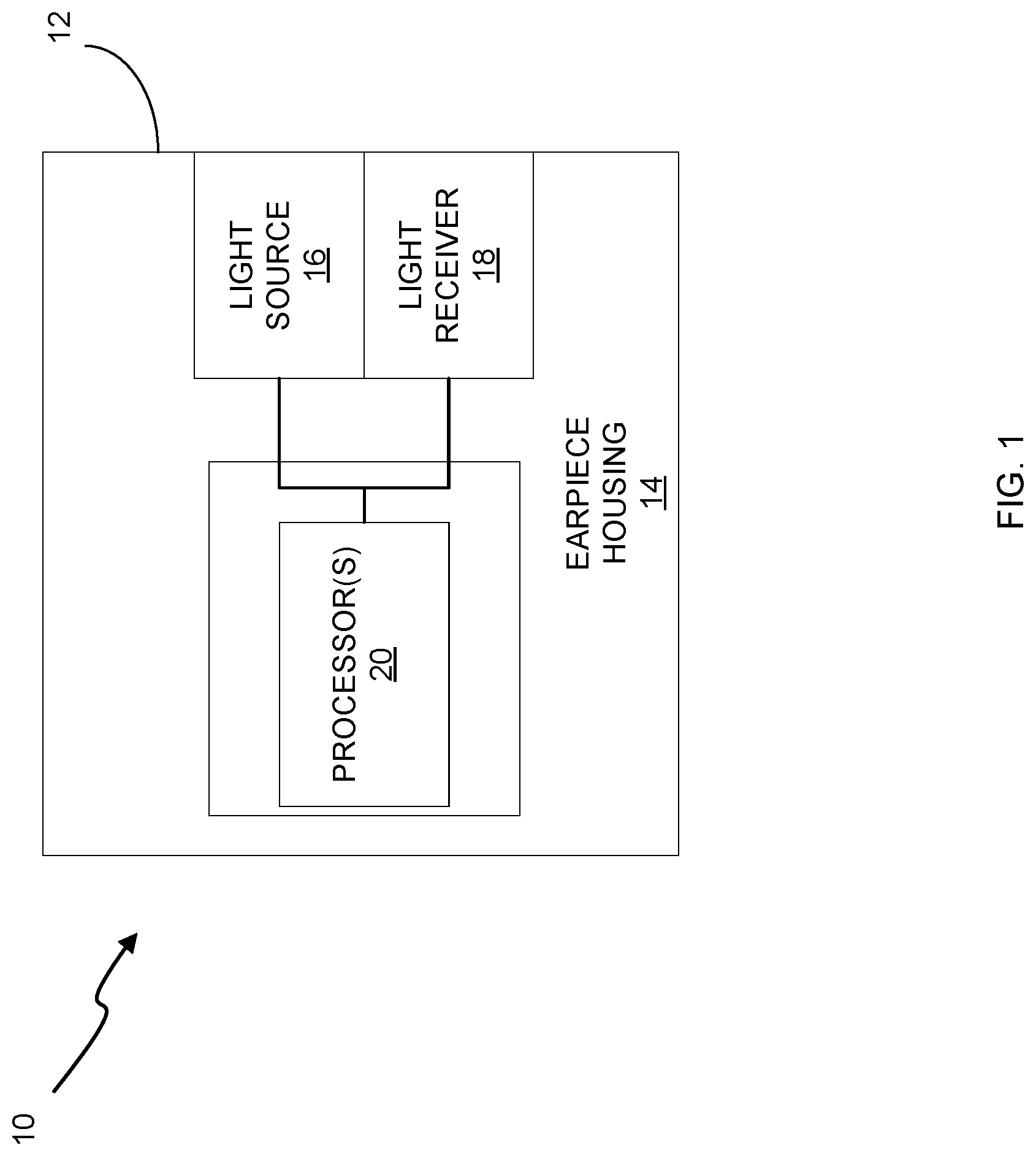 Patent US11781971 Figure 1 – Optical vibration detection system and method
