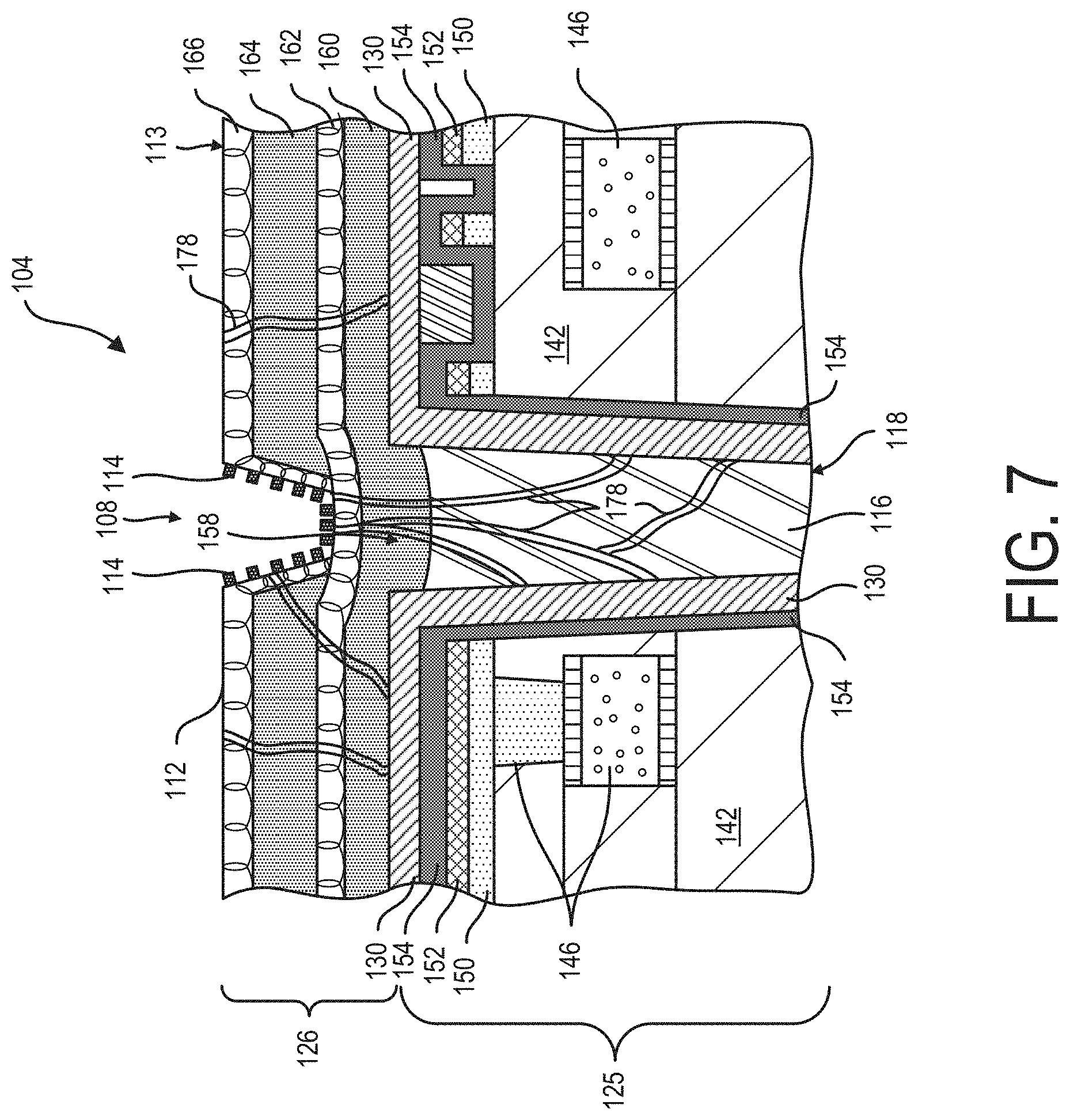 Patent US11781985 Figure 7 – Light detection devices with protective liner and methods related to same