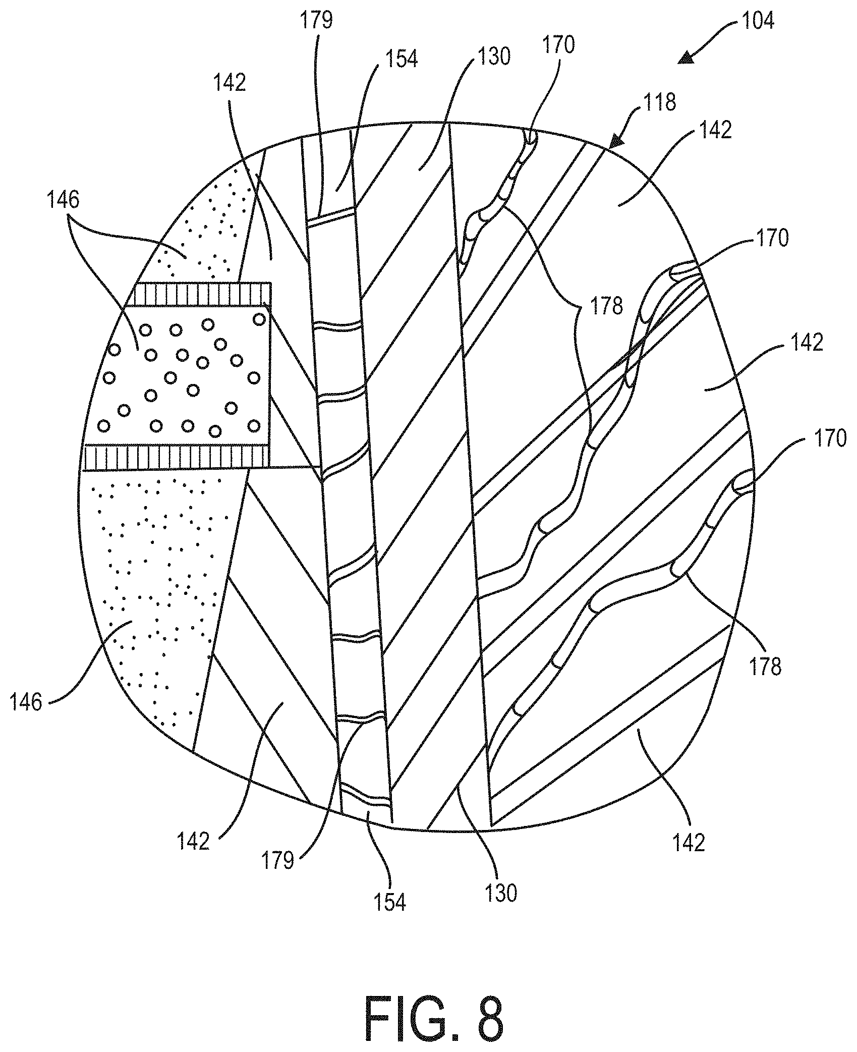 Patent US11781985 Figure 8 – Light detection devices with protective liner and methods related to same