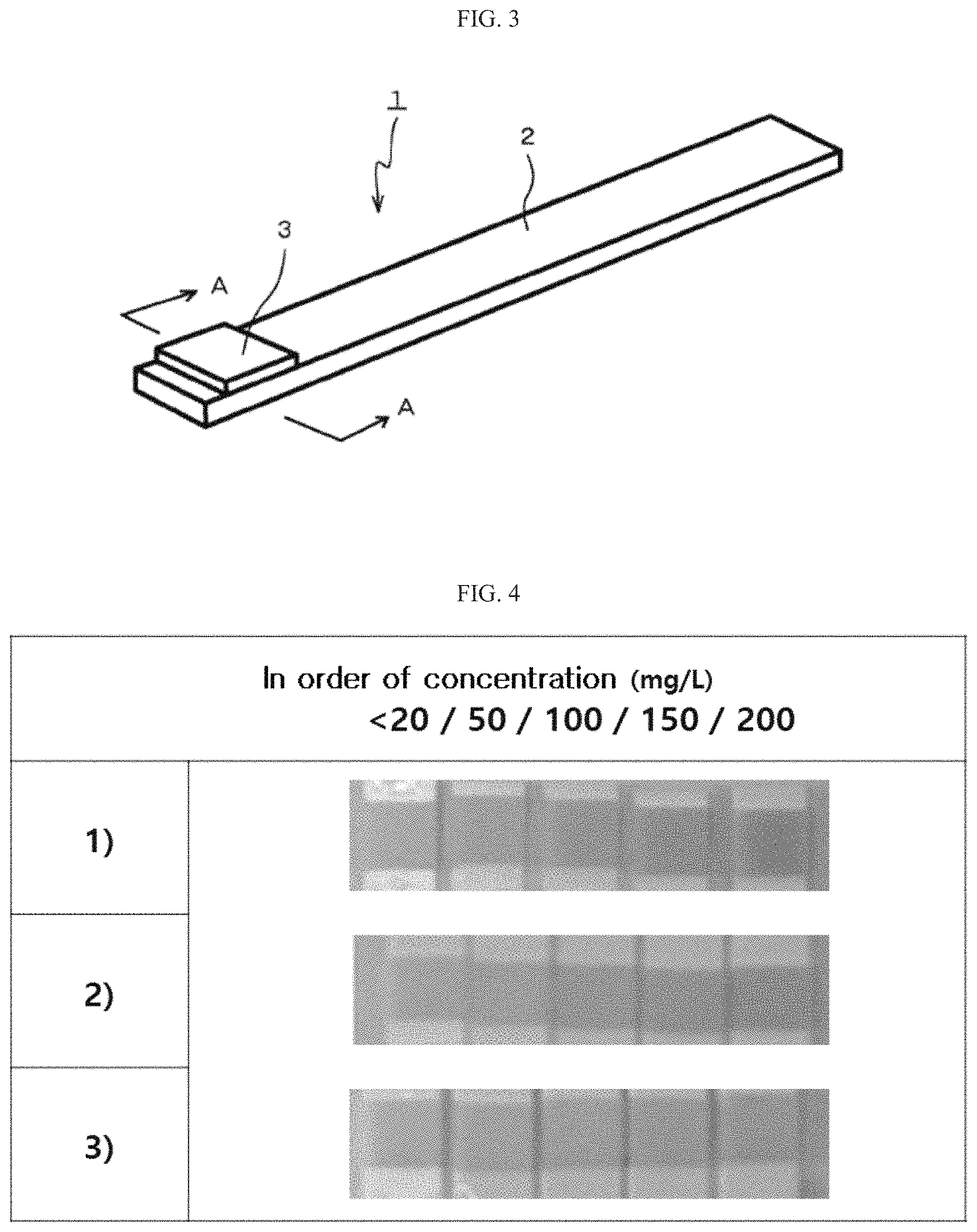 Patent US11781992 Figure 4 – Test strip for detecting microalbumin in urine with high sensitivity