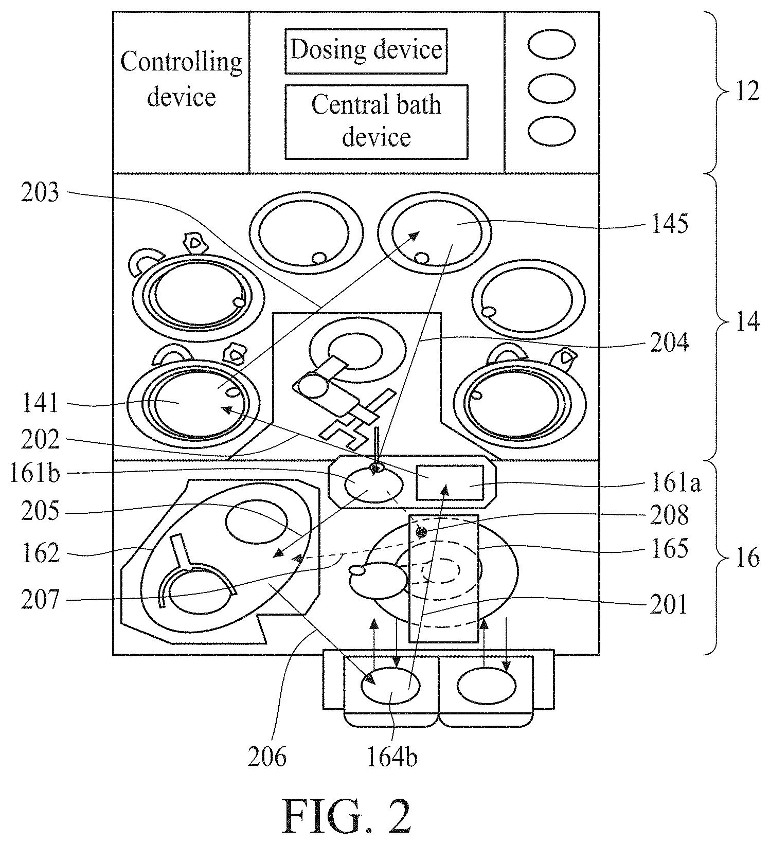 Patent US11781995 Figure 2 – Method and apparatus for monitoring edge bevel removal area in semiconductor apparatus and electroplating system