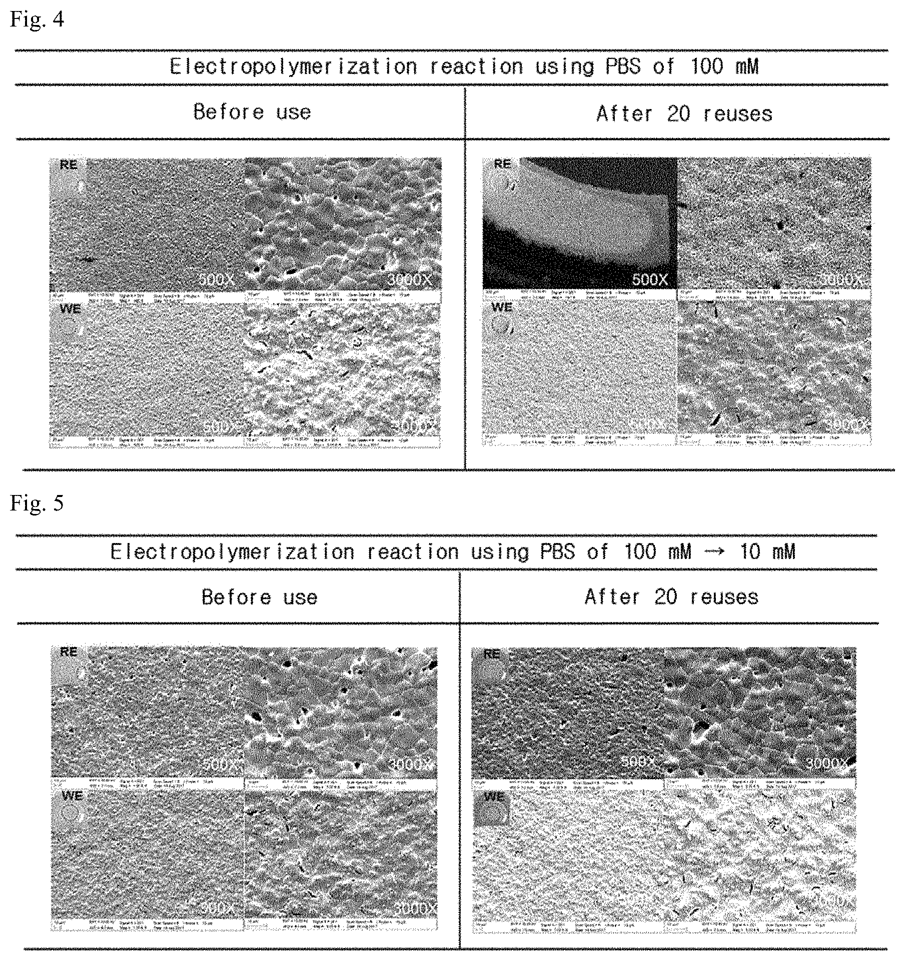Patent US11782010 Figure 2 – Electrode for biosensor for NADH measurement and manufacturing method therefor