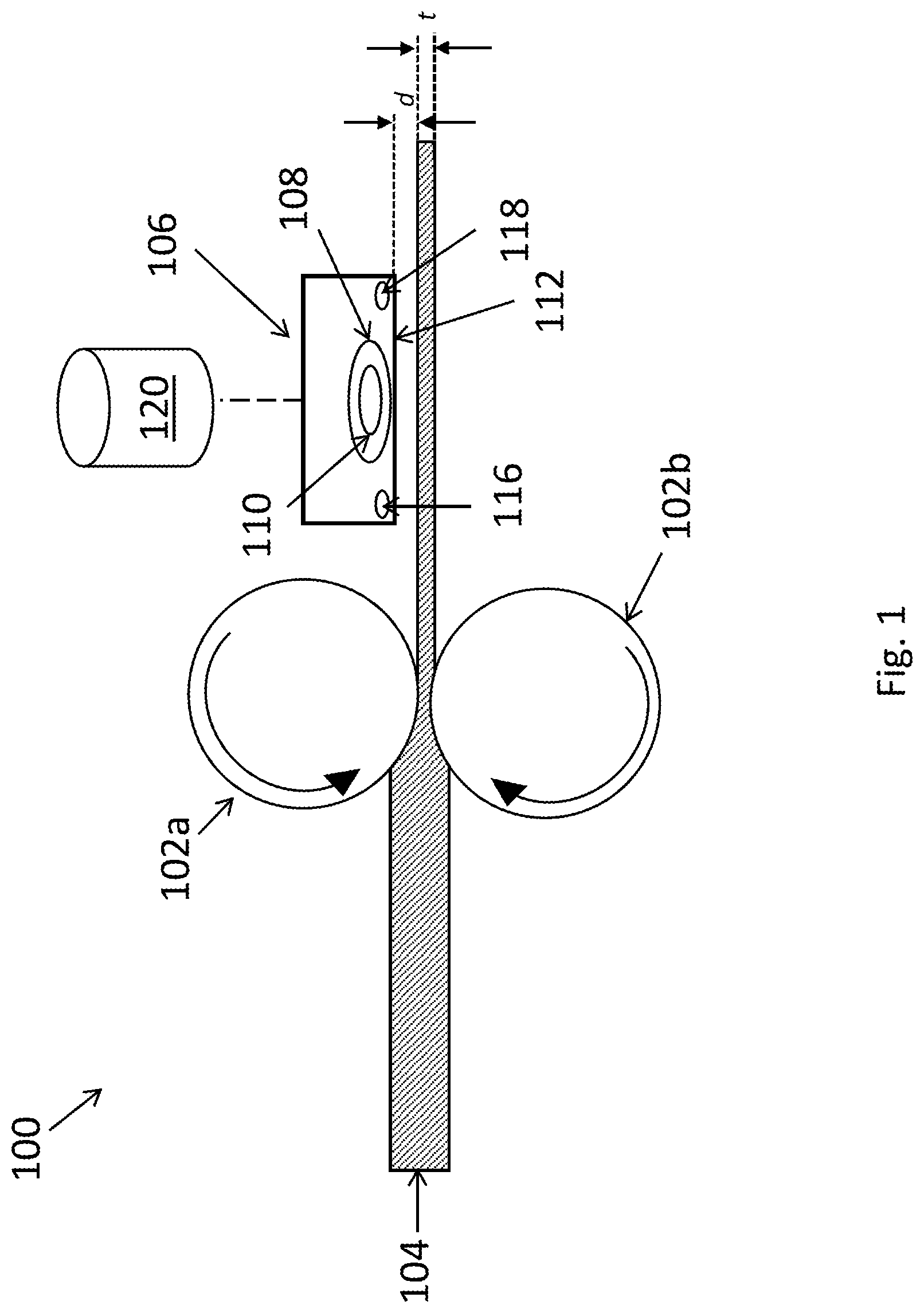 Patent US11782026 Figure 1 – Tilt and curvature measurements of metal sheets in a rolling mill