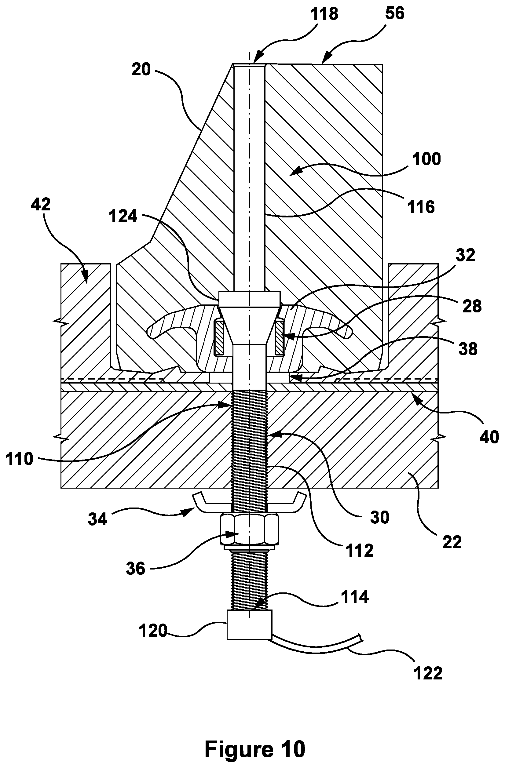 Patent US11782029 Figure 10 – Device and system for monitoring wear of a wearable component mounted in mining equipment