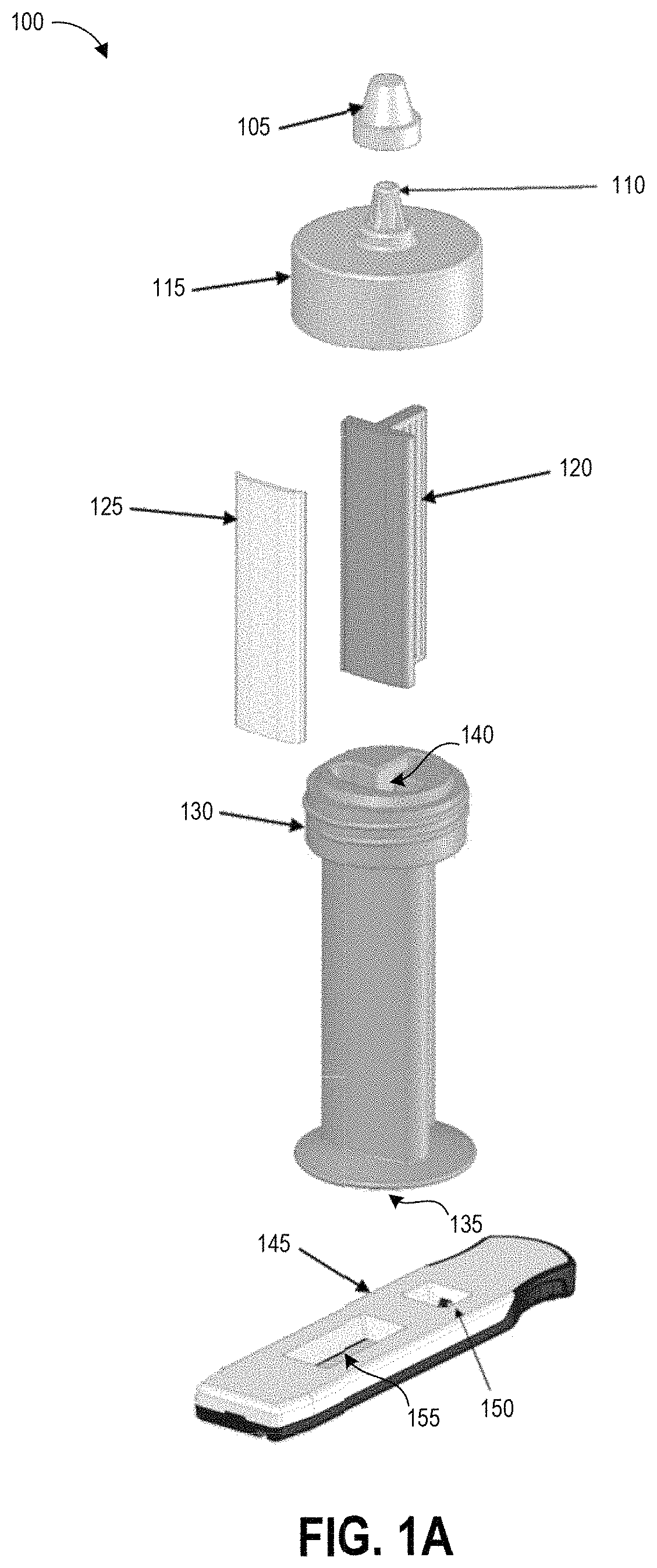 Patent US11782042 Figure 1 – Hazardous contaminant collection kit and rapid testing