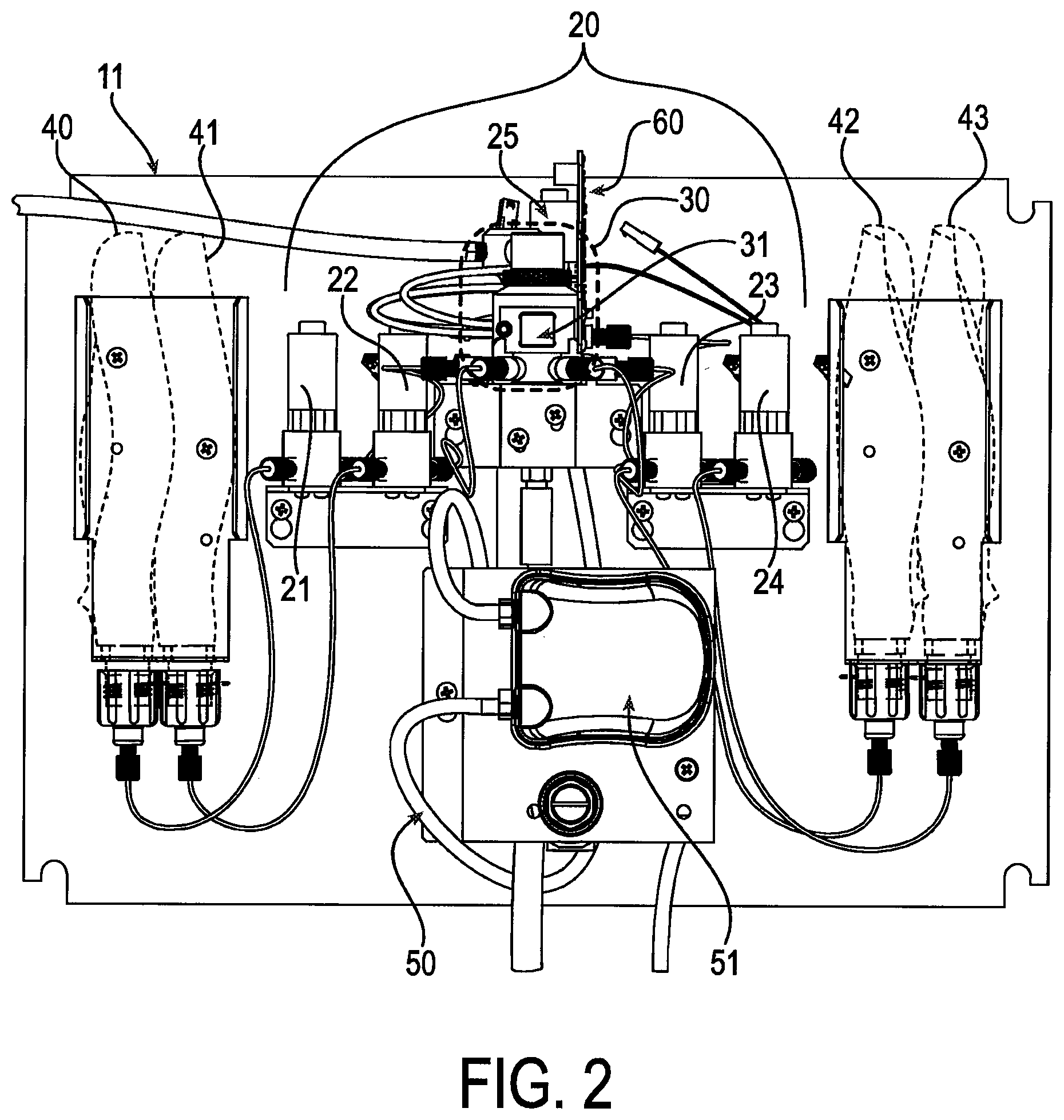 Patent US11782043 Figure 2 – Method and apparatus for detecting trace amounts of copper and silver in water