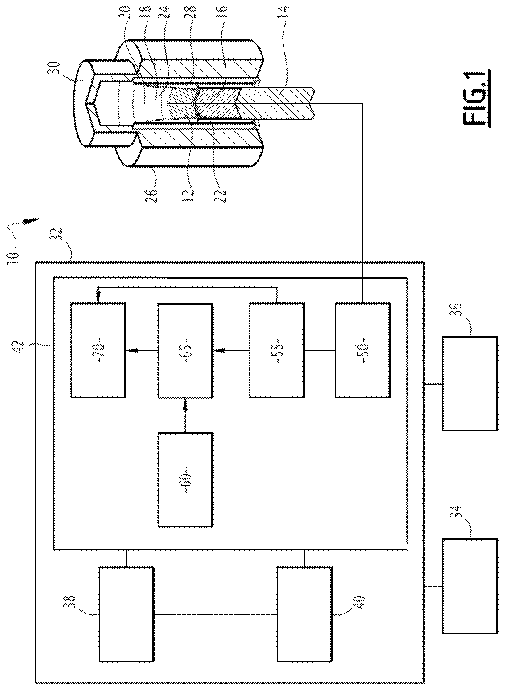 Patent US11782045 Figure 1 – Method for assessing the concentration of uranium in a sample by gamma spectrometry, and associated device