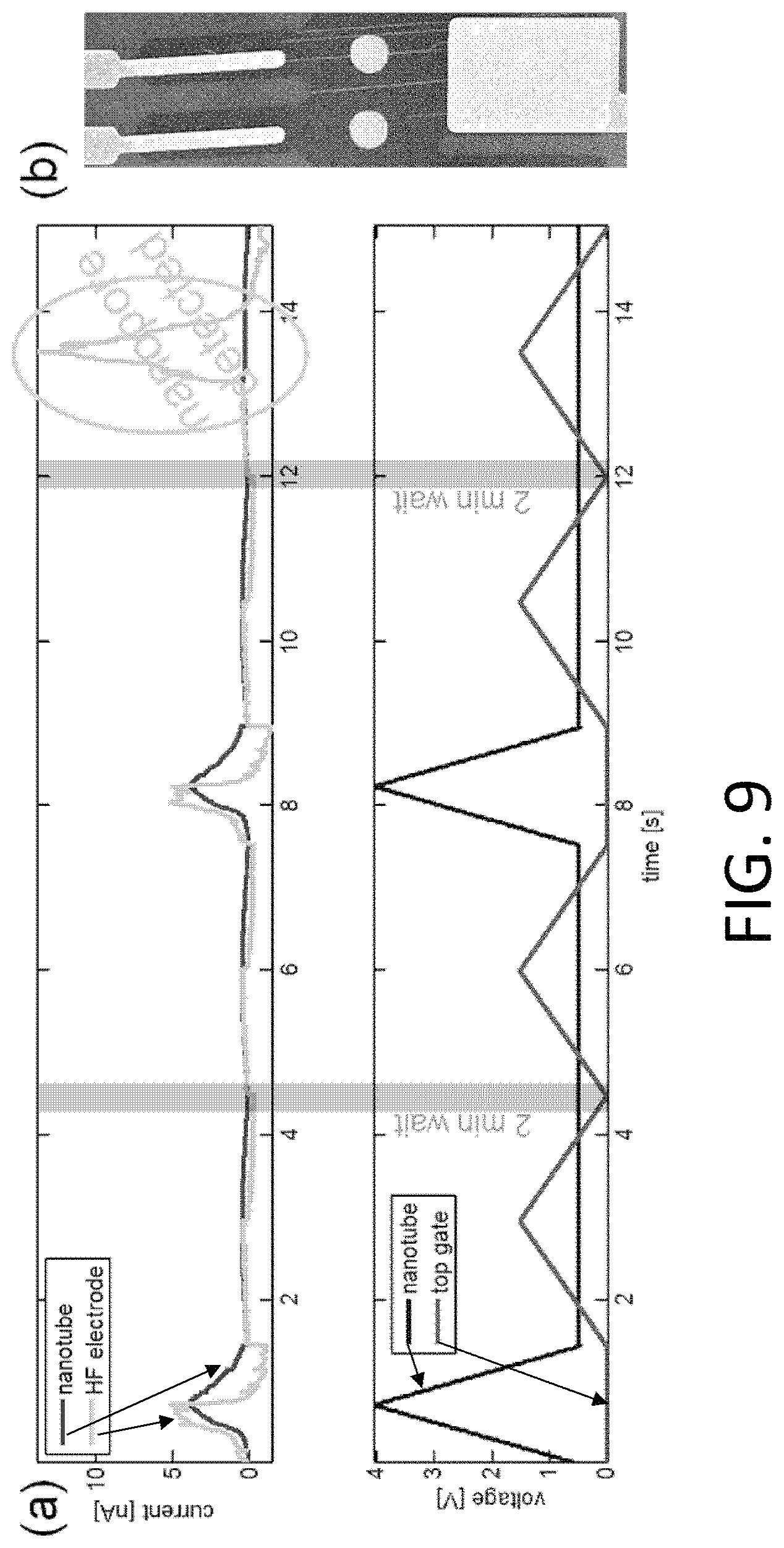 Patent US11782047 Figure 15 – Nanopore-containing substrates with aligned nanoscale electronic elements and methods of making and using same