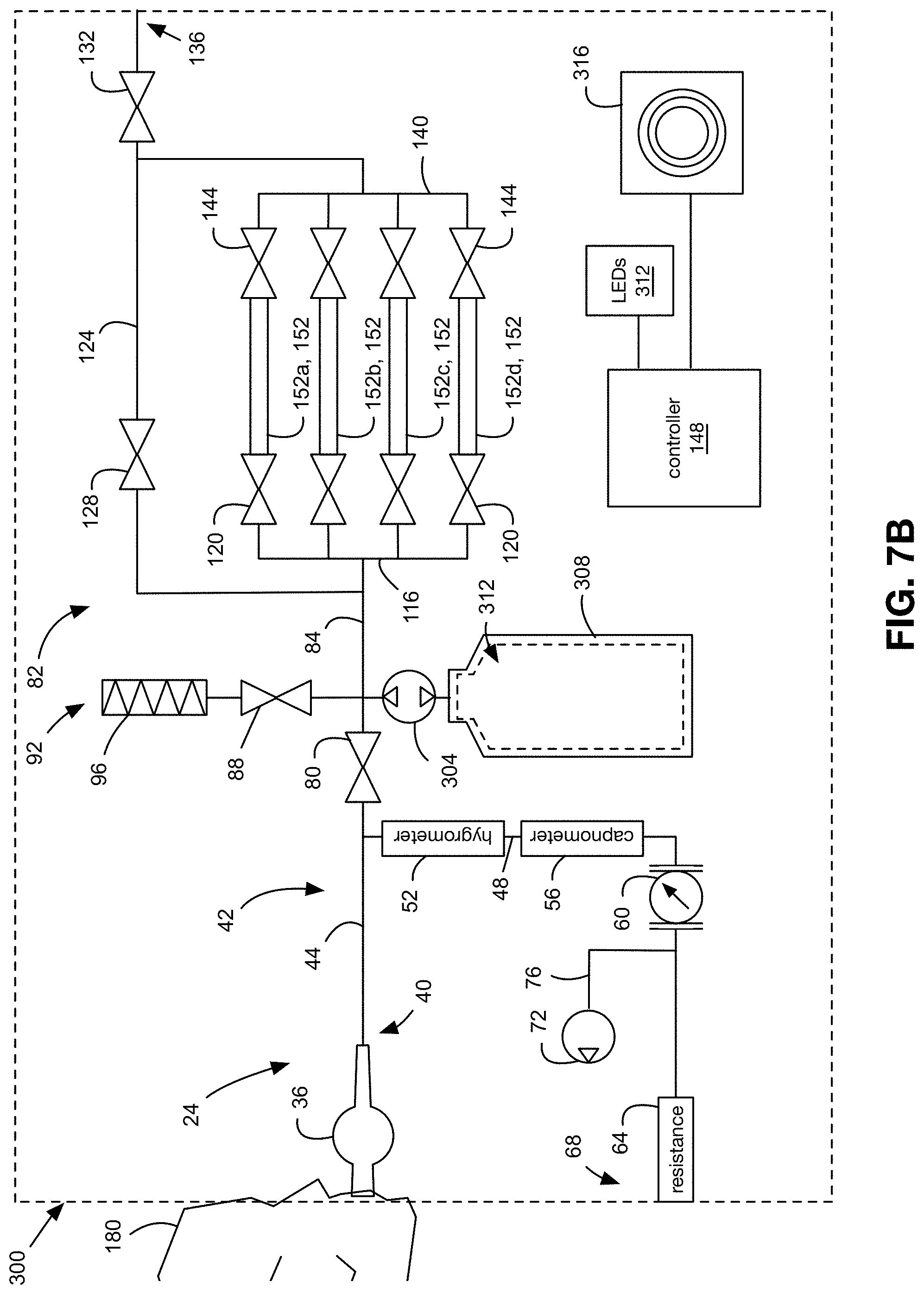 Patent US11782049 Figure 15 – Apparatus and method for collecting a breath sample using a container with controllable volume