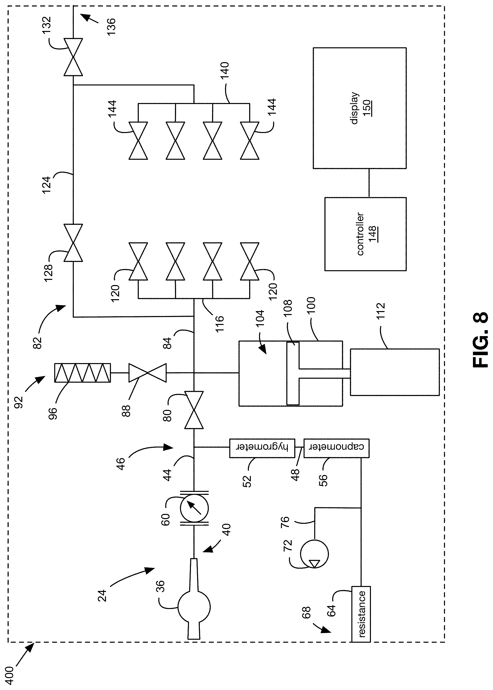 Patent US11782049 Figure 16 – Apparatus and method for collecting a breath sample using a container with controllable volume
