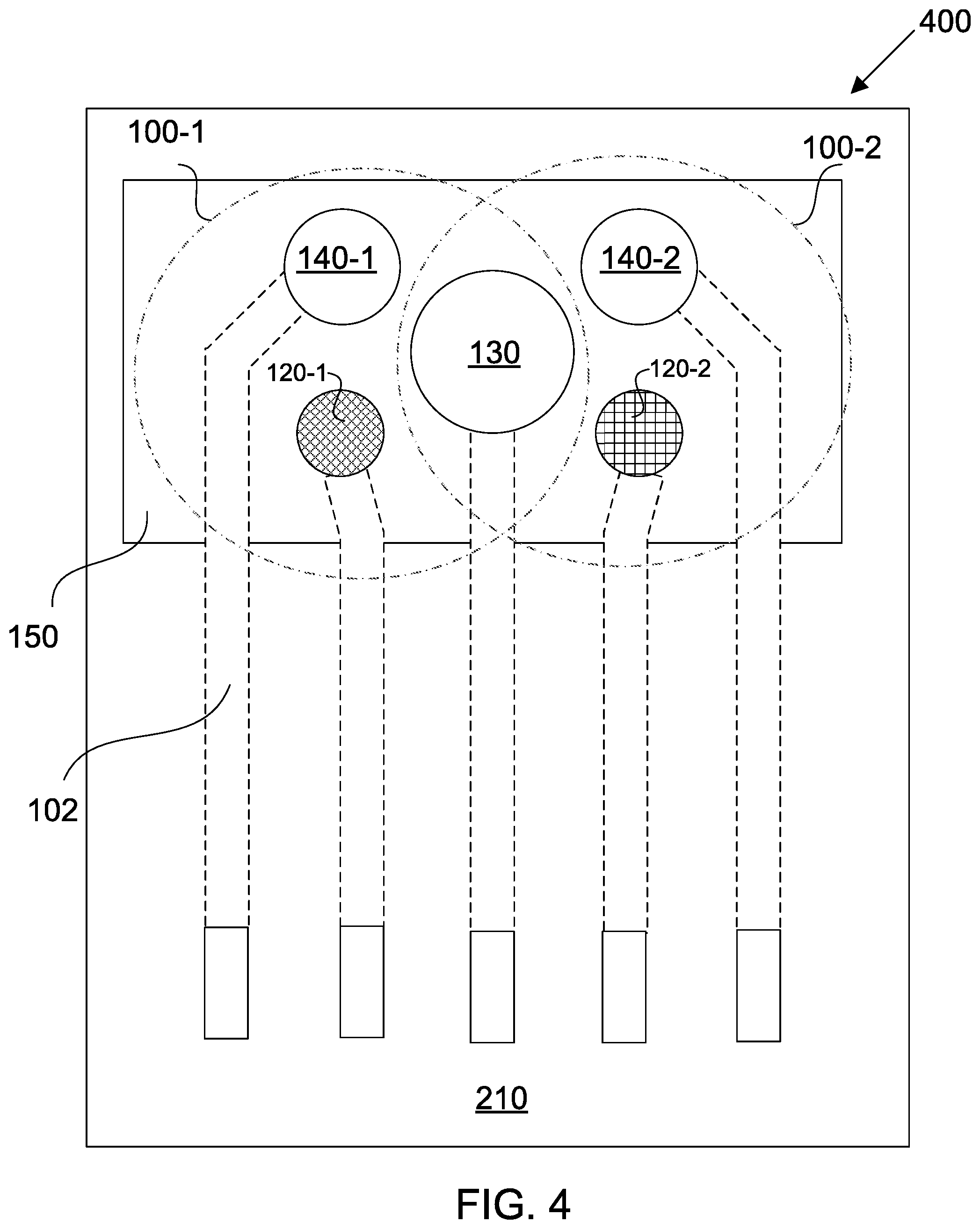 Patent US11782055 Figure 4 – Multi-configurable sensing array and methods of using same