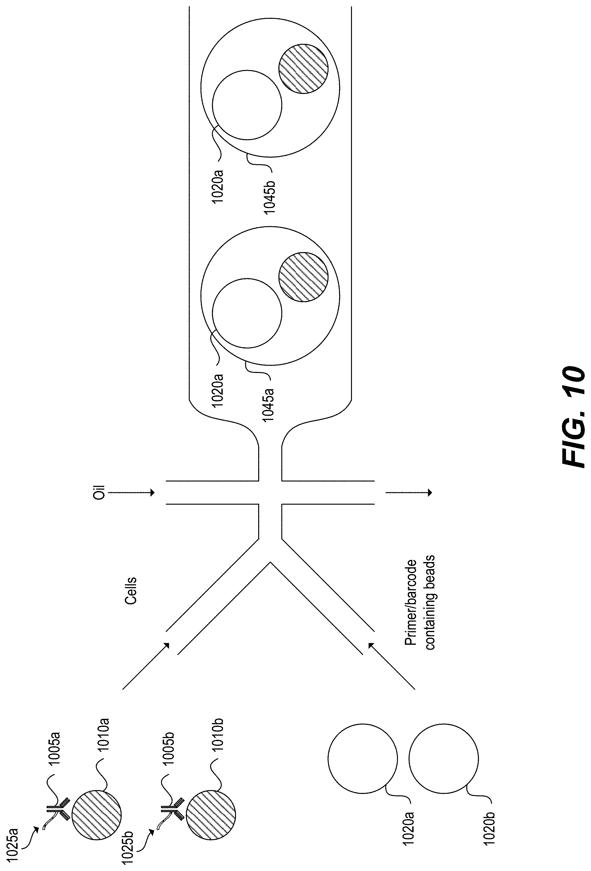 Patent US11782059 Figure 14 – Measurement of protein expression using reagents with barcoded oligonucleotide sequences