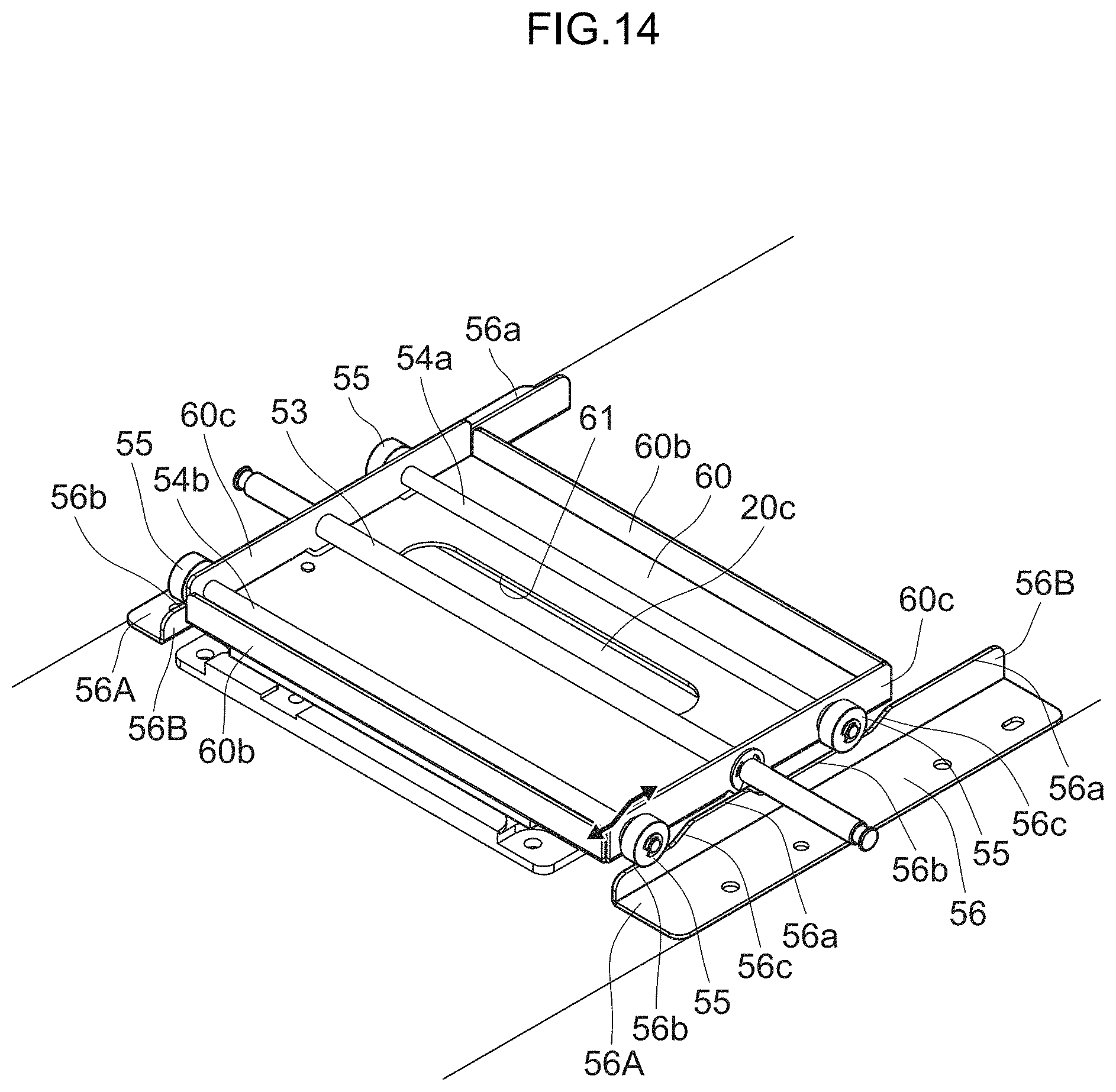 Patent US11782066 Figure 14 – Reagent storage device, reagent storage method, and shutter