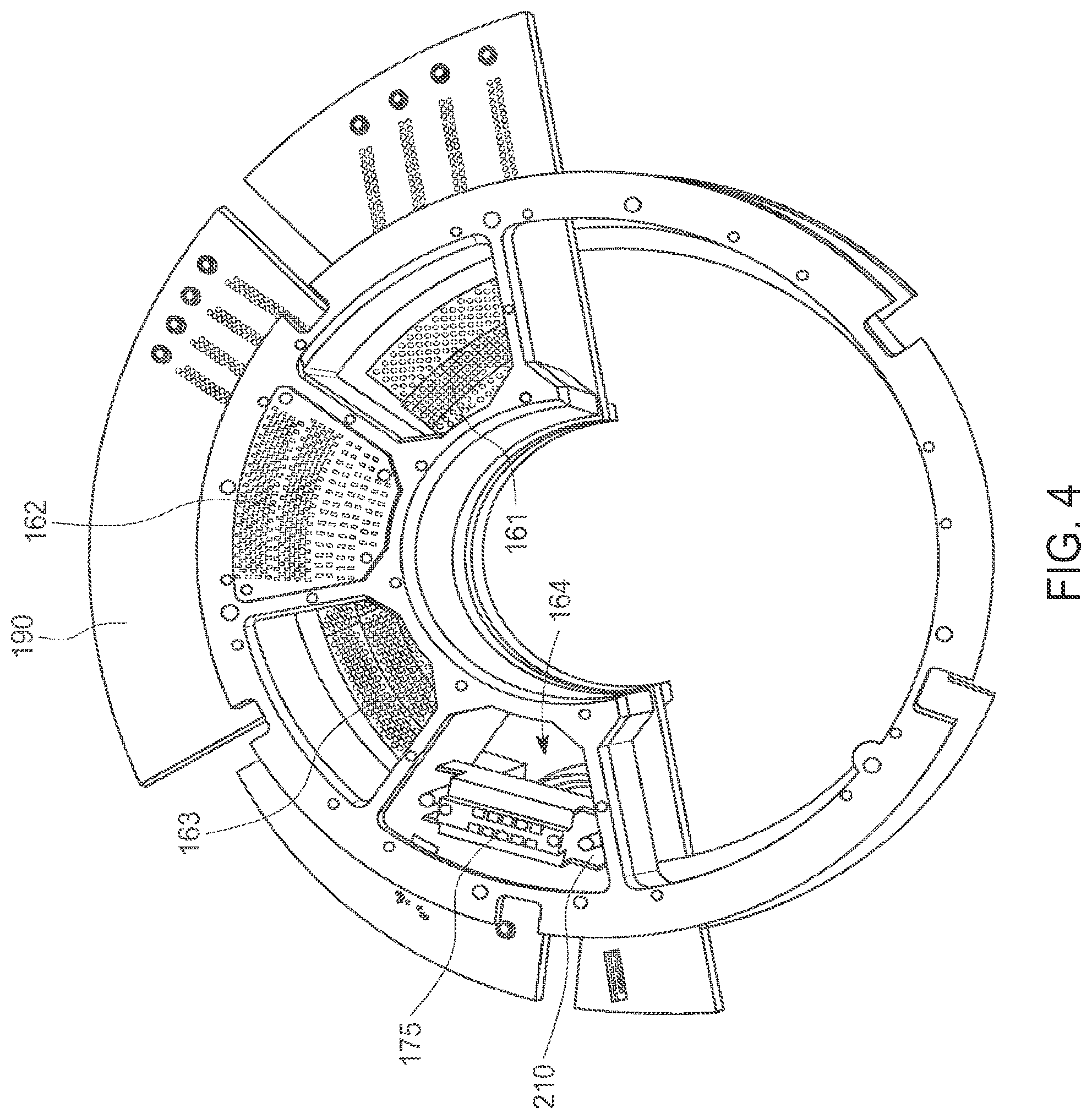 Patent US11782072 Figure 4 – Test arrangement for testing high-frequency components, particularly silicon photonics devices under test
