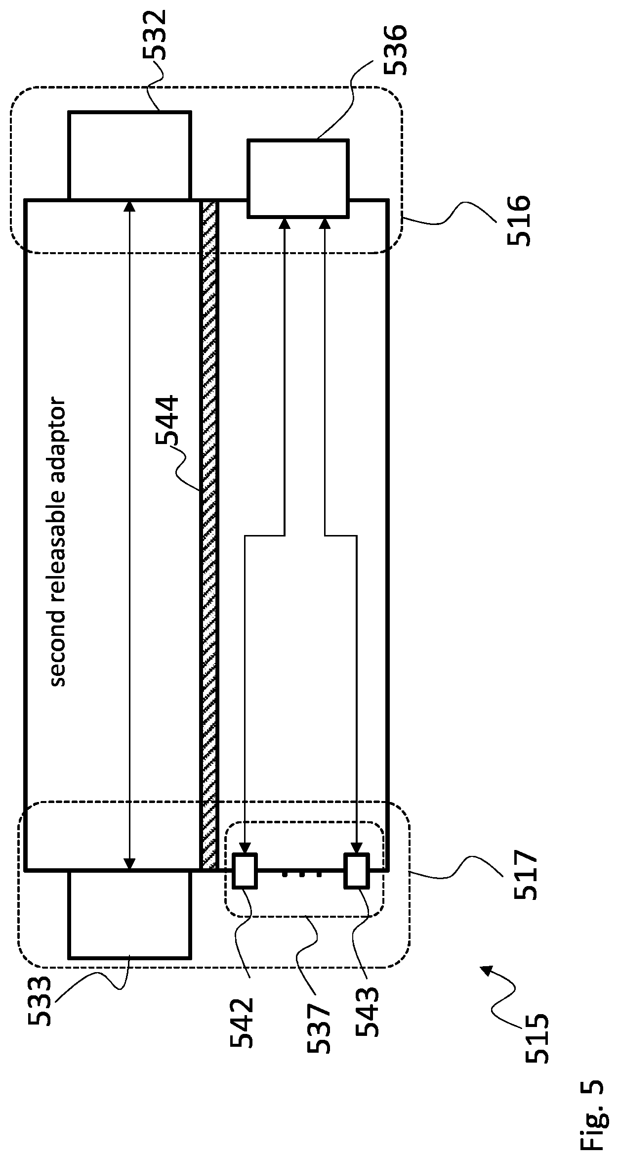 Patent US11782073 Figure 5 – Probe extension system, measurement system and probe extension method