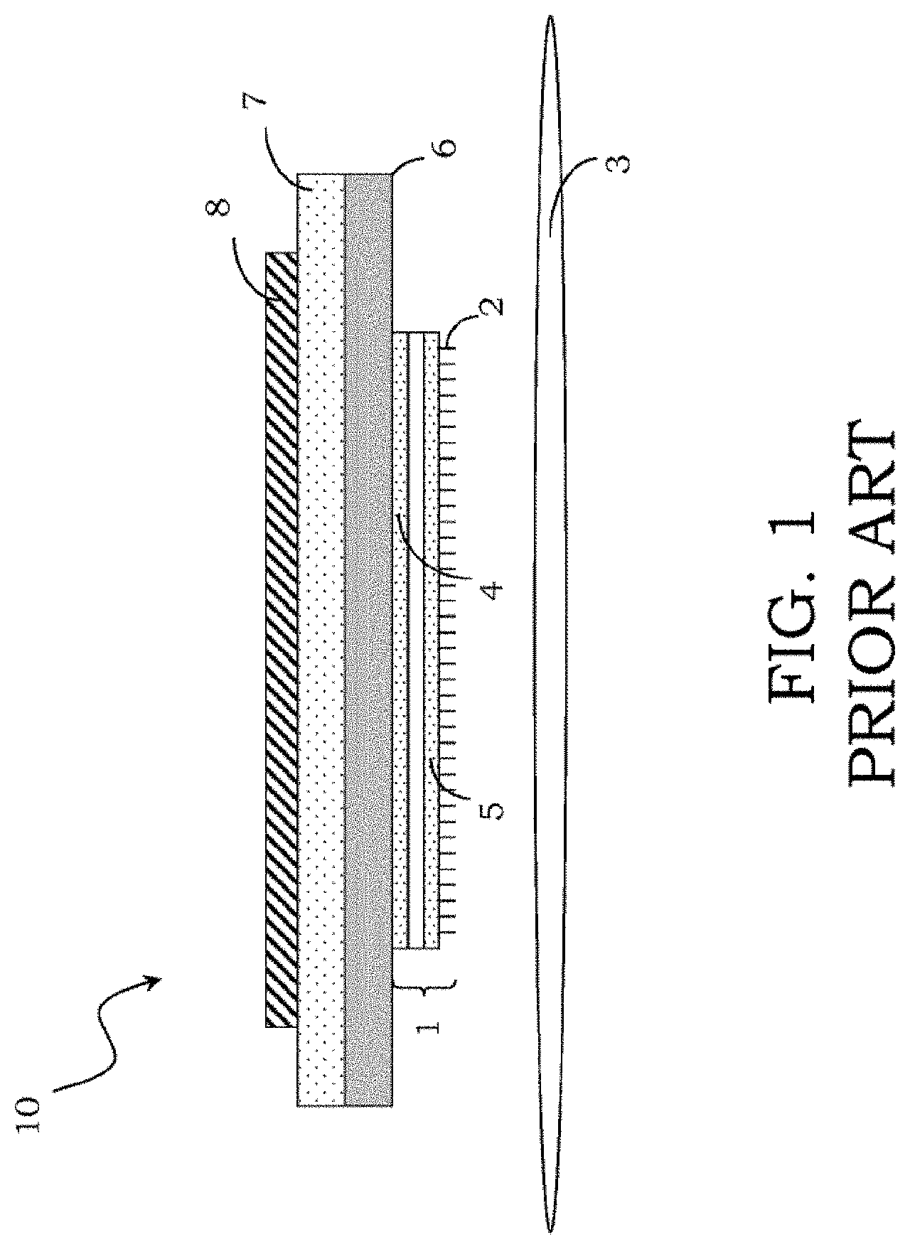 Patent US11782075 Figure 1 – Probe card for a testing apparatus of electronic devices