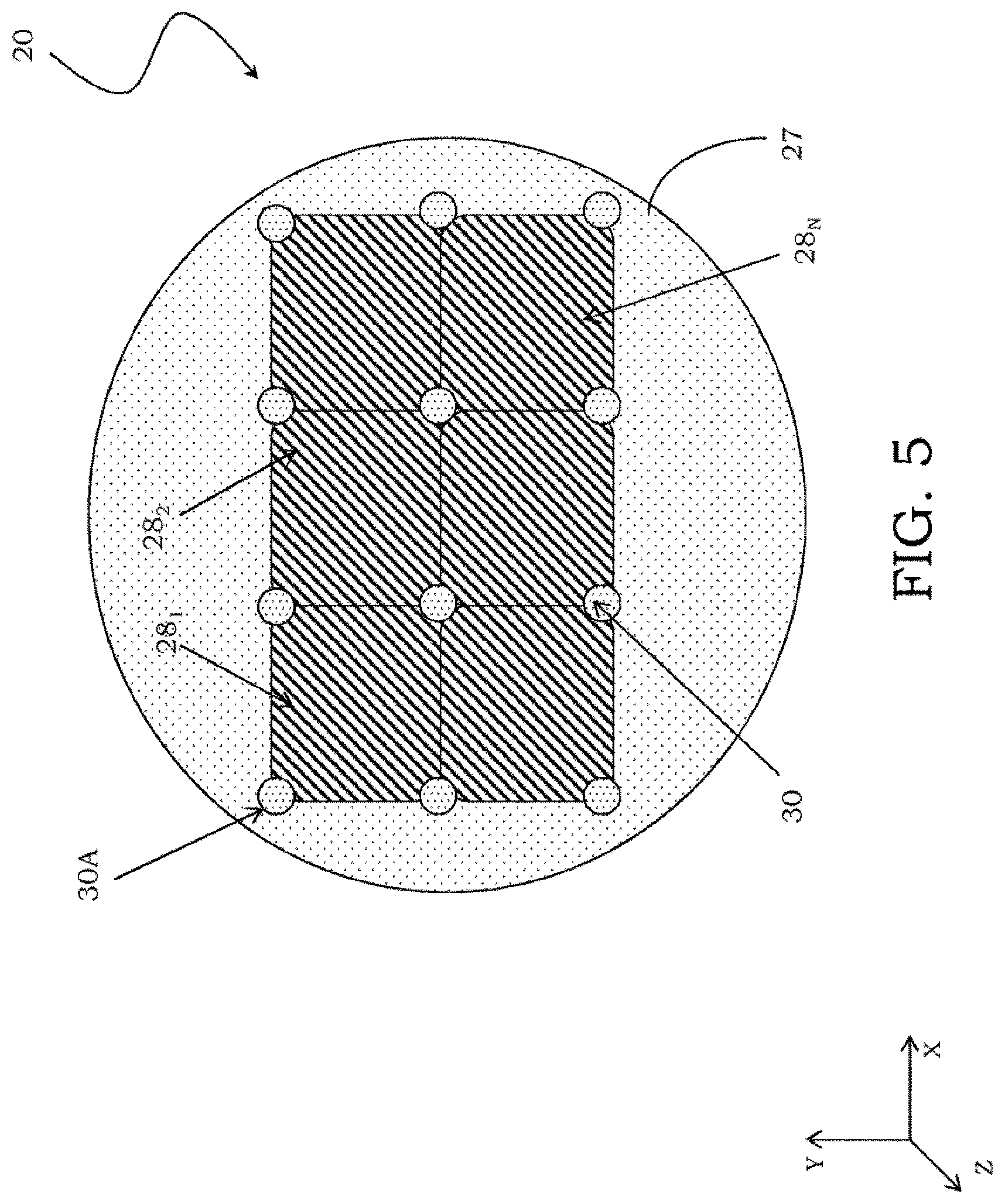 Patent US11782075 Figure 6 – Probe card for a testing apparatus of electronic devices