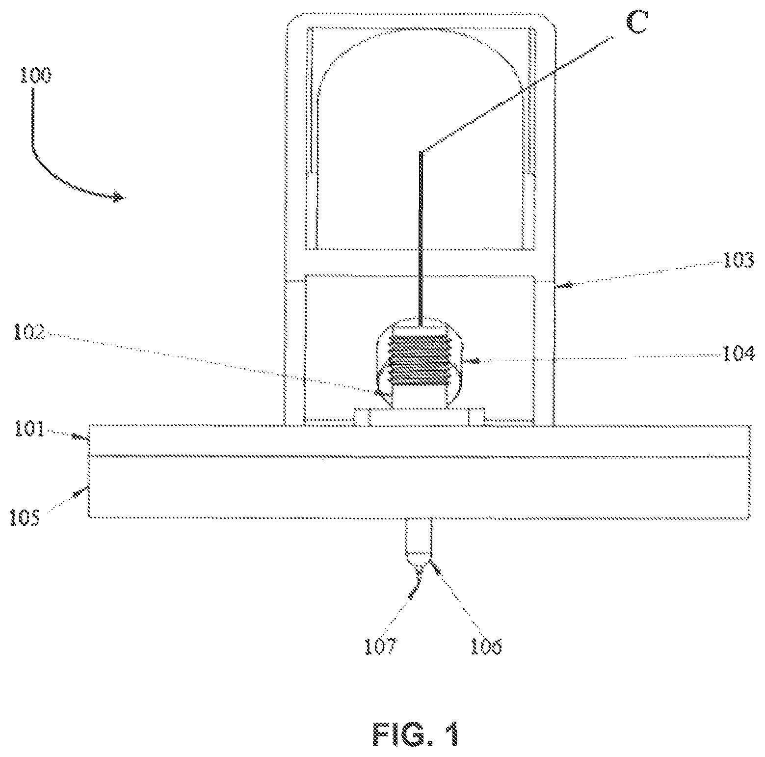 Patent US11782083 Figure 1 – Relay pogo charged device model tester using electrostatic discharge method and structure for repeatable charged device model testing